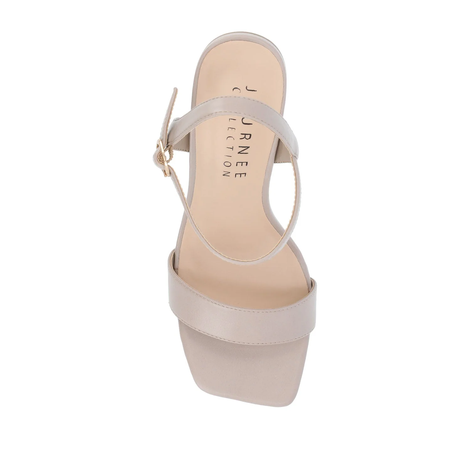 TIVONA STRAPPY BLOCK HEELS IN STATEMENT - Taupe - Image 6