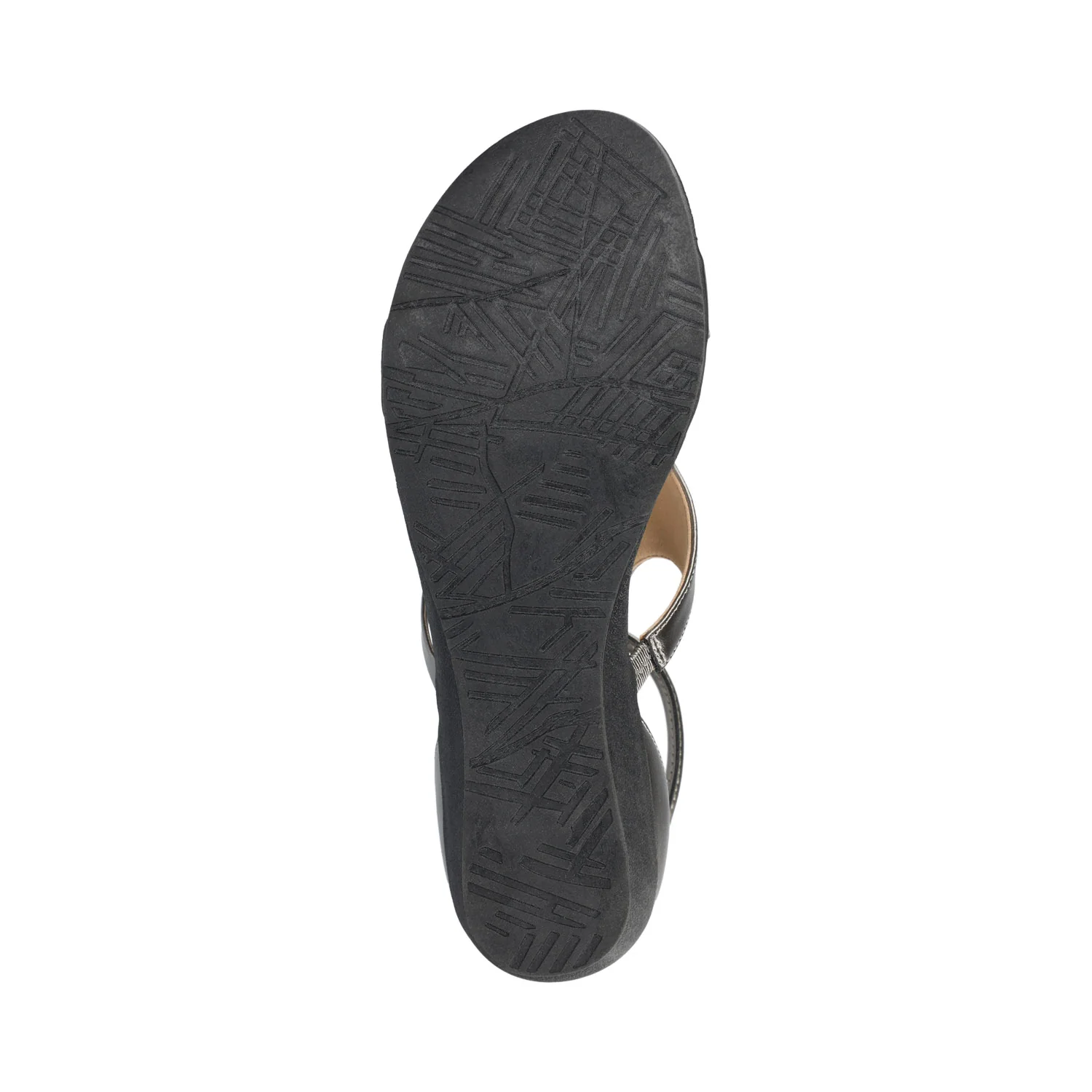 TRAYLE GLADIATOR SANDALS IN VEGAN LEATHER - Pewter - Image 5