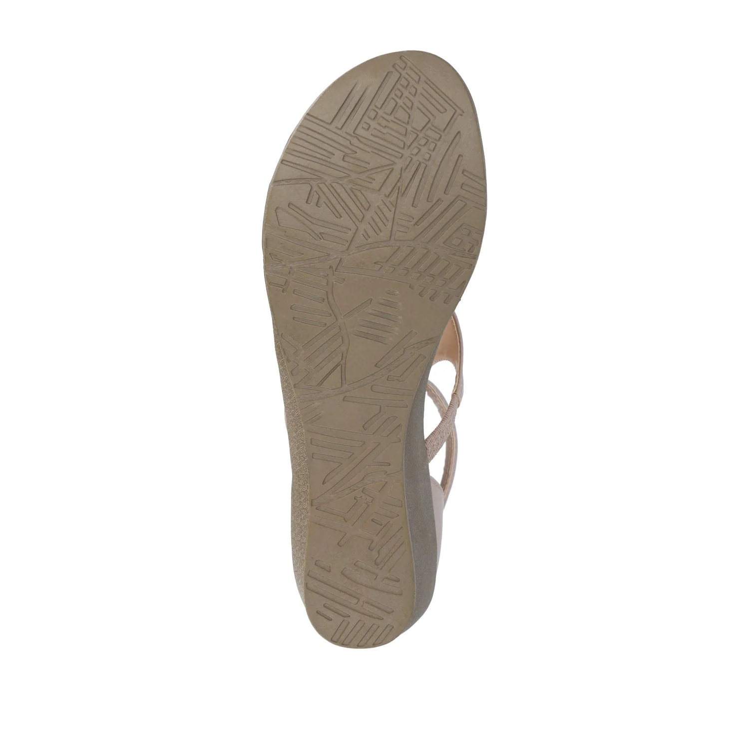 TRAYLE WEDGE GLADIATOR SANDALS IN WIDE - Taupe PU - Image 8