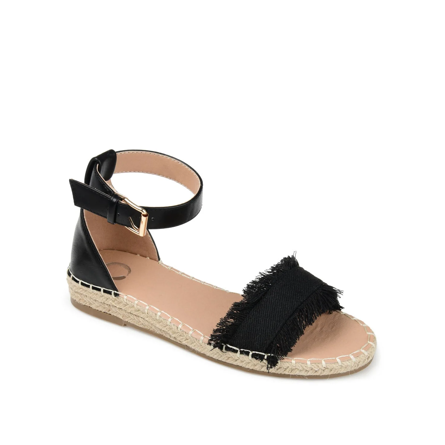 TRISTEEN ESPADRILLE SANDALS IN FABRIC - Black - Image 2