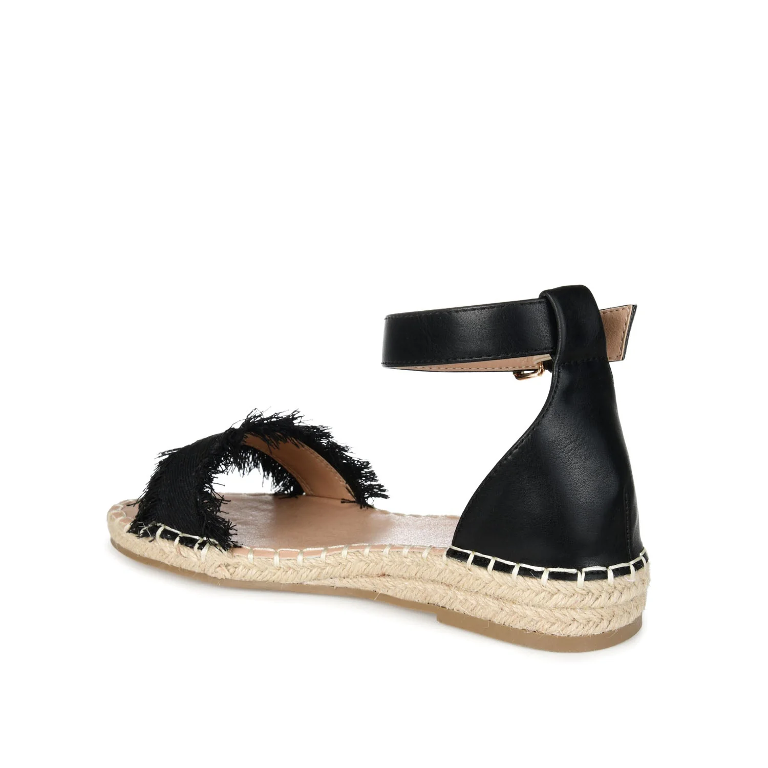 TRISTEEN ESPADRILLE SANDALS IN FABRIC - Black - Image 4