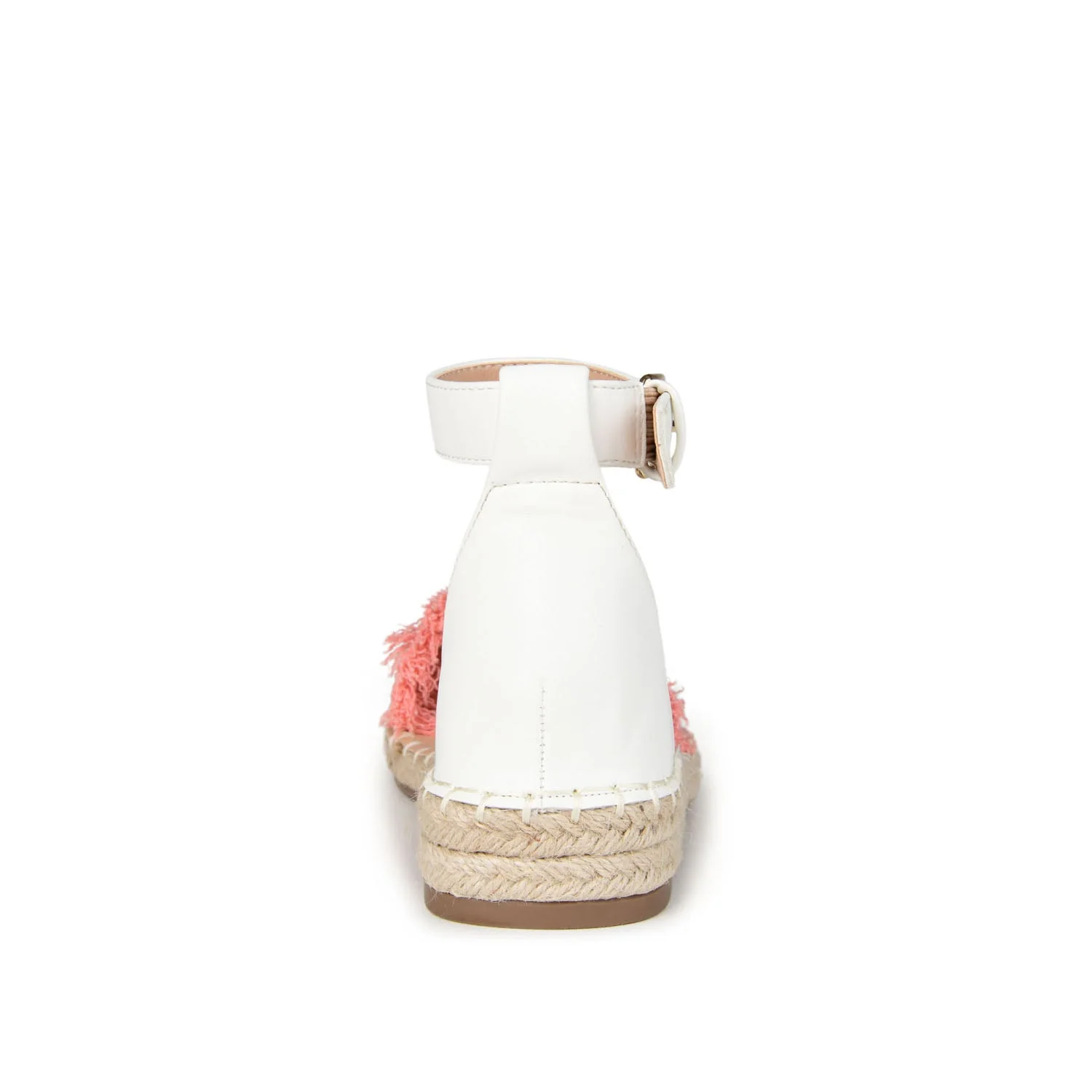 TRISTEEN ESPADRILLE SANDALS IN FABRIC - Coral - Image 7