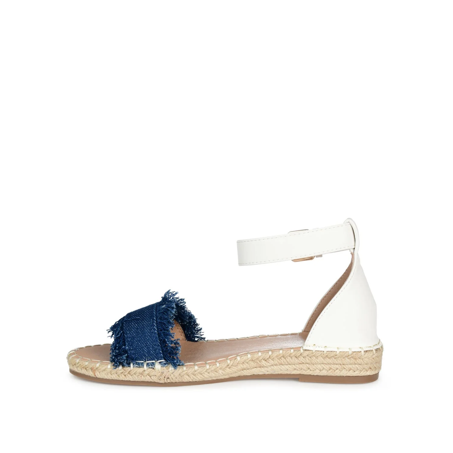 TRISTEEN ESPADRILLE SANDALS IN FABRIC - Dark Denim - Image 3