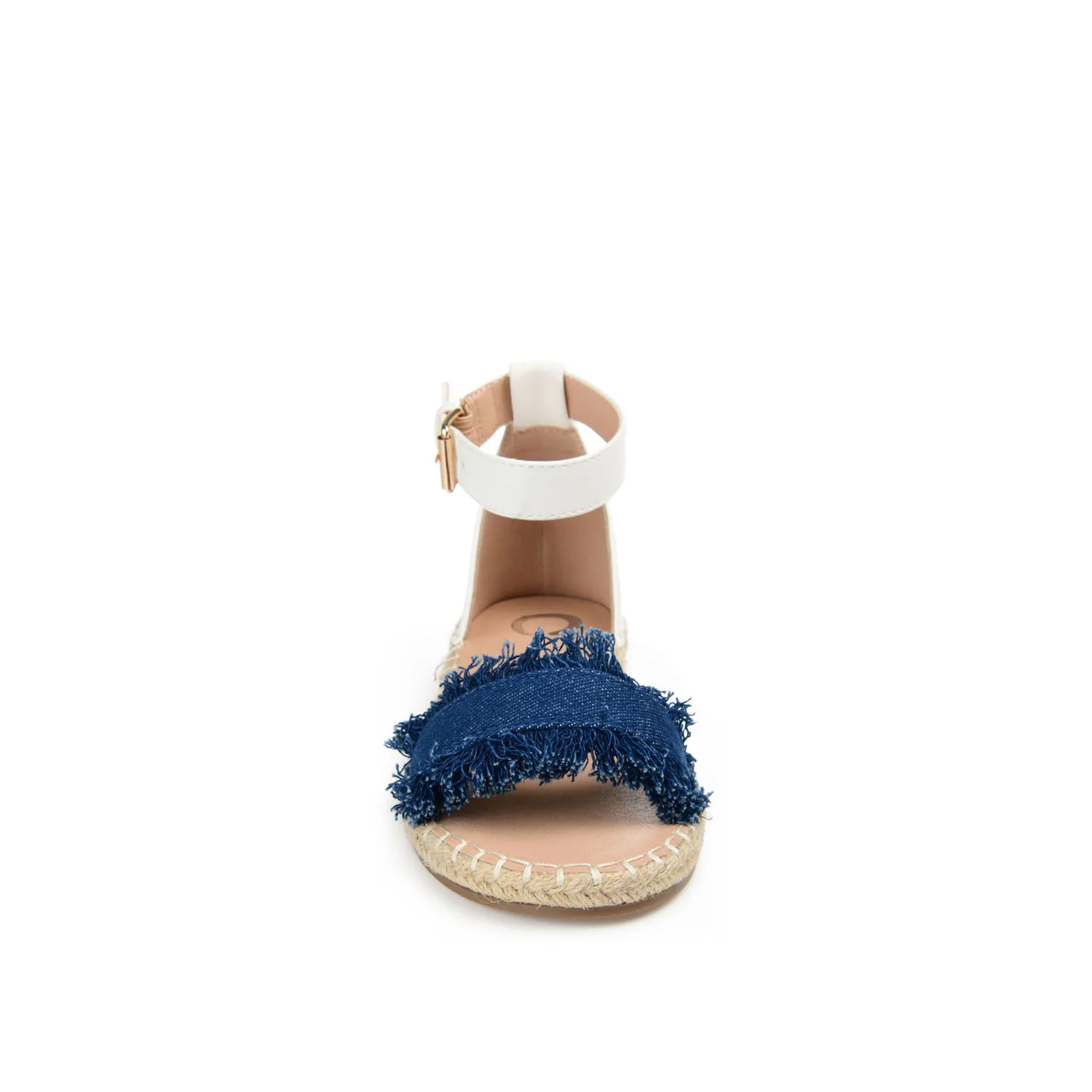 TRISTEEN ESPADRILLE SANDALS IN FABRIC - Dark Denim - Image 5
