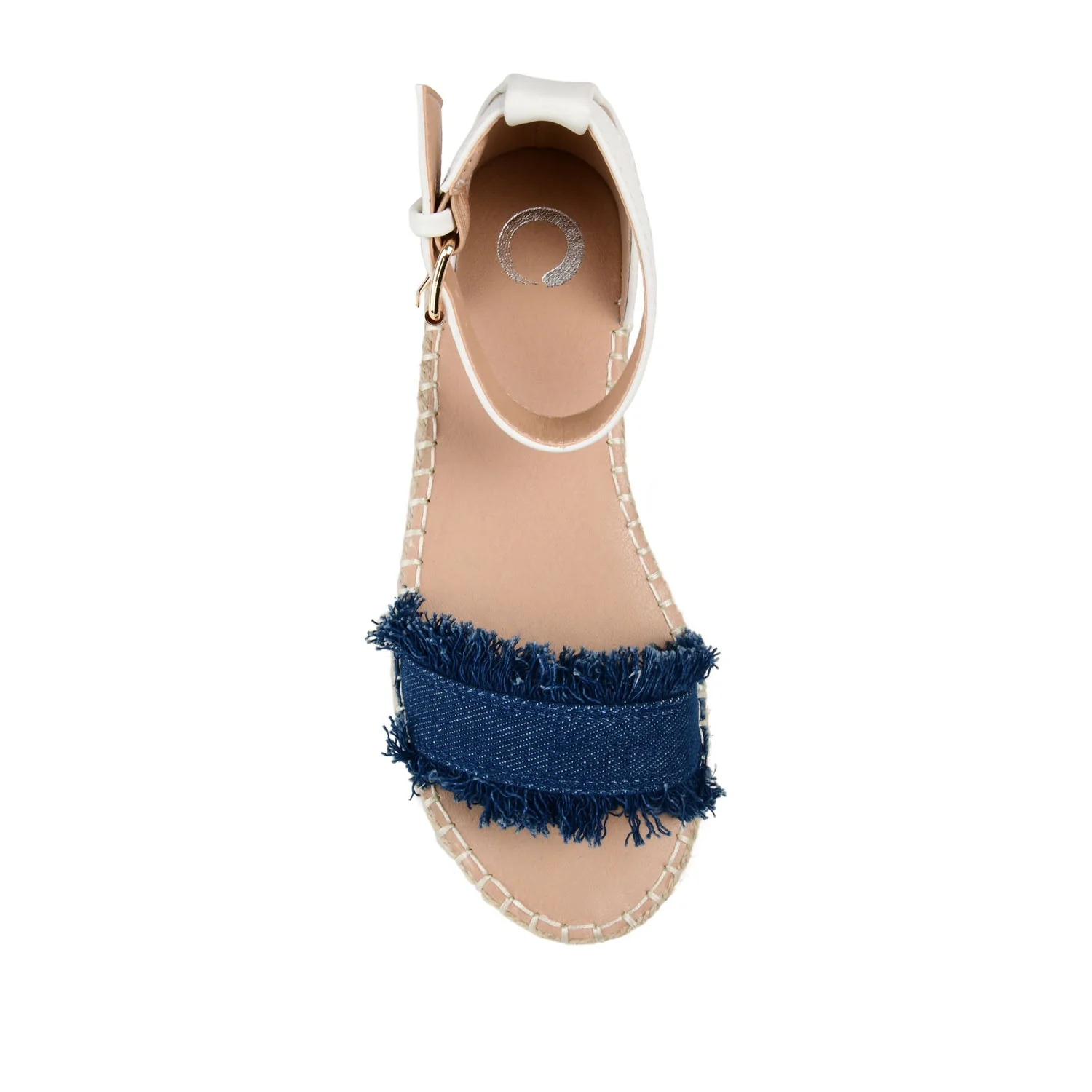 TRISTEEN ESPADRILLE SANDALS IN FABRIC - Dark Denim - Image 6