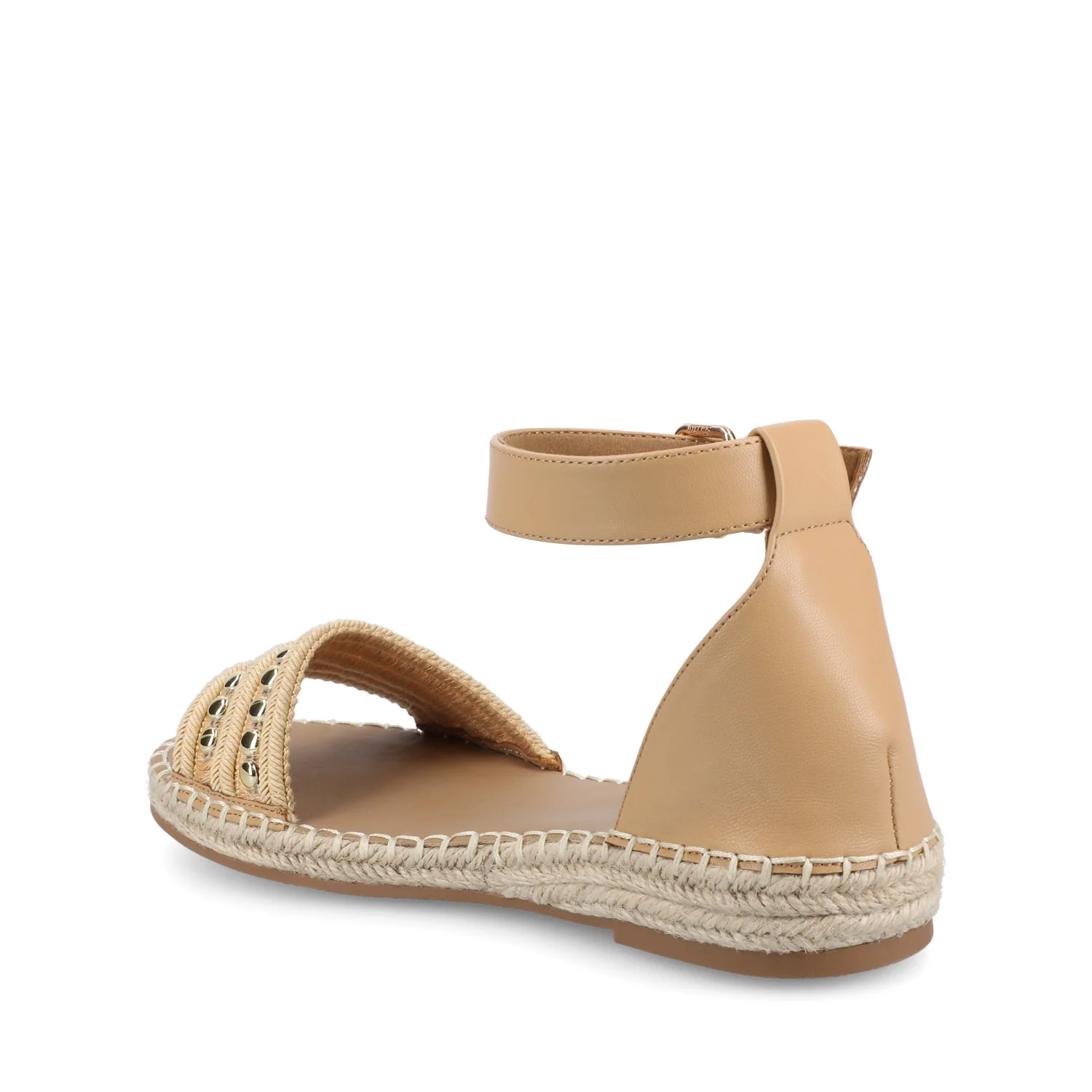 TRISTEEN ESPADRILLE SANDALS IN FABRIC - Tan/Beading - Image 3