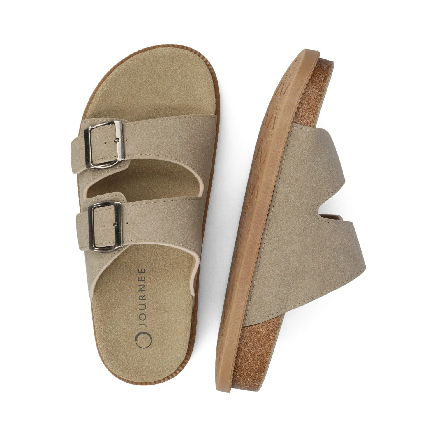 TULA SLIDE SANDAL - Taupe - Image 3