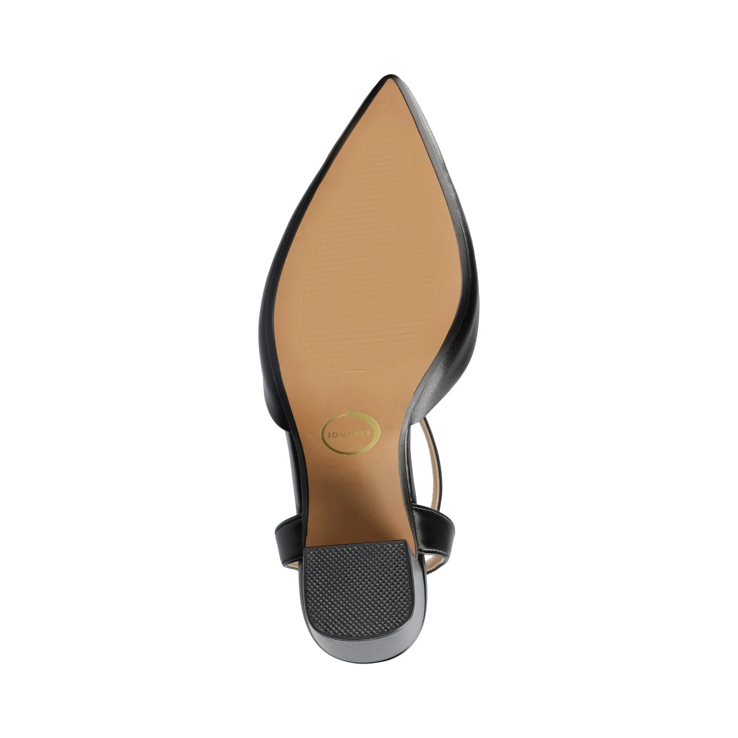 TYYRA BLOCK HEELS IN FAUX SUEDE - Black PU - Image 5