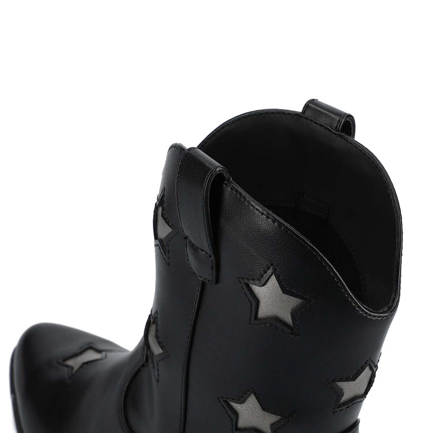 UNDERWOOD WESTERN STAR BOOTIES IN WIDE - Black - Image 3