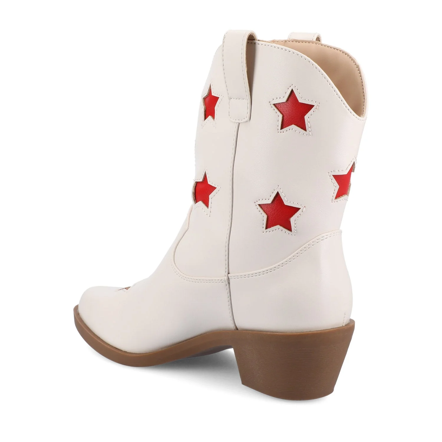 UNDERWOOD WESTERN STAR BOOTIES IN WIDE - White - Image 4