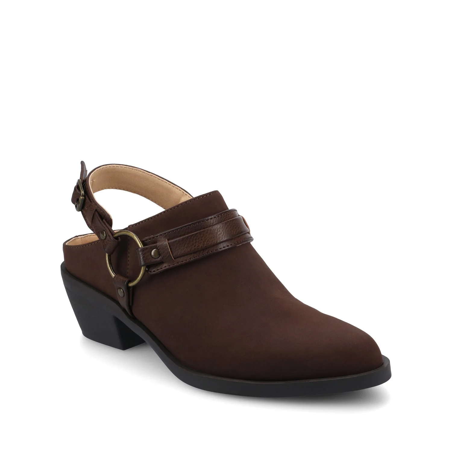 URBANA STRAPPY MULES - Chocolate - Image 2