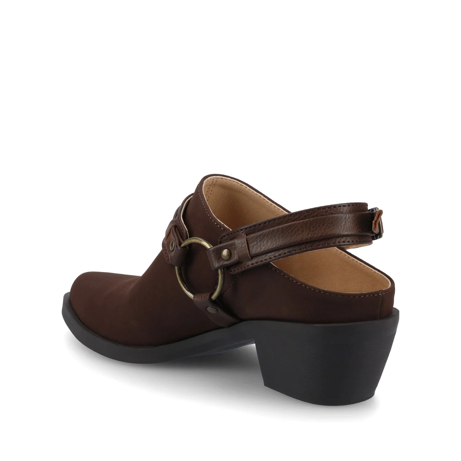 URBANA STRAPPY MULES - Chocolate - Image 3
