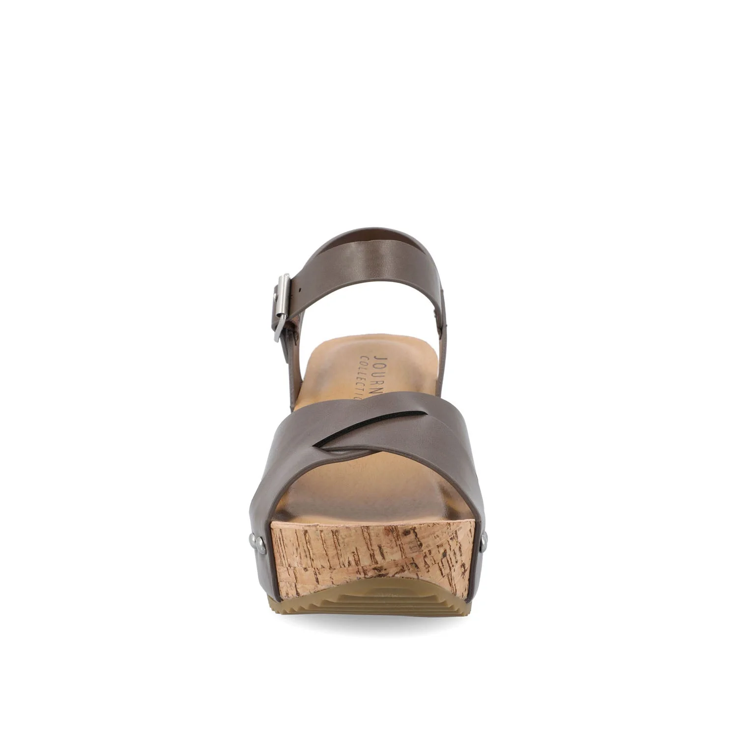 VALENTINA HEELED SANDALS IN VEGAN LEATHER - Brown - Image 5