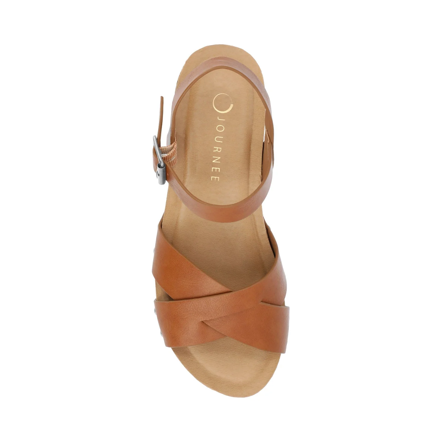 VALENTINA HEELED SANDALS IN VEGAN LEATHER - Tan - Image 4