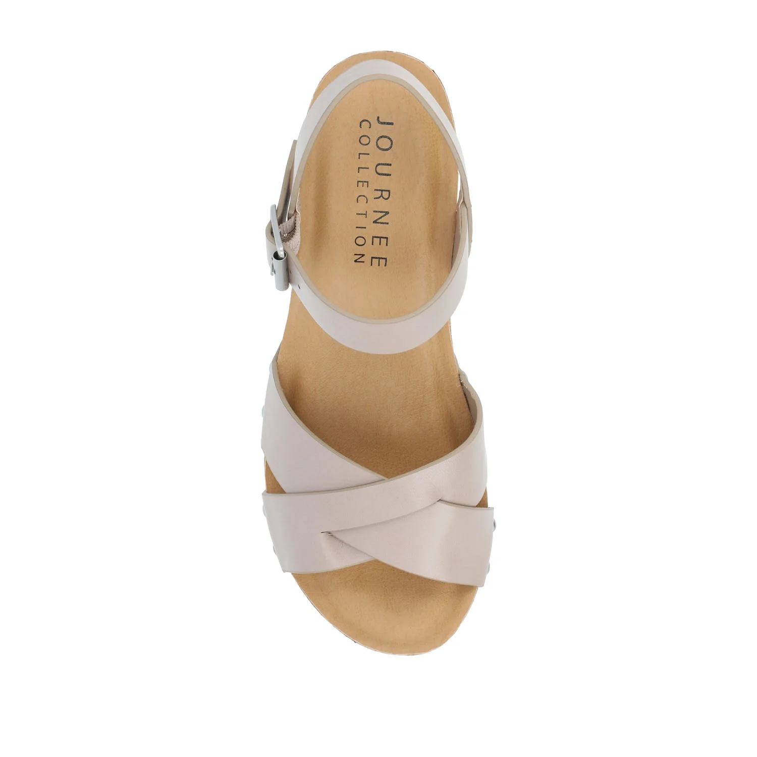 VALENTINA HEELED SANDALS IN VEGAN LEATHER - Taupe - Image 6