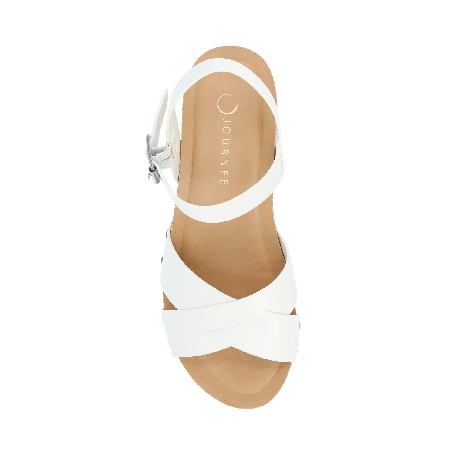 VALENTINA HEELED SANDALS IN VEGAN LEATHER - White - Image 4