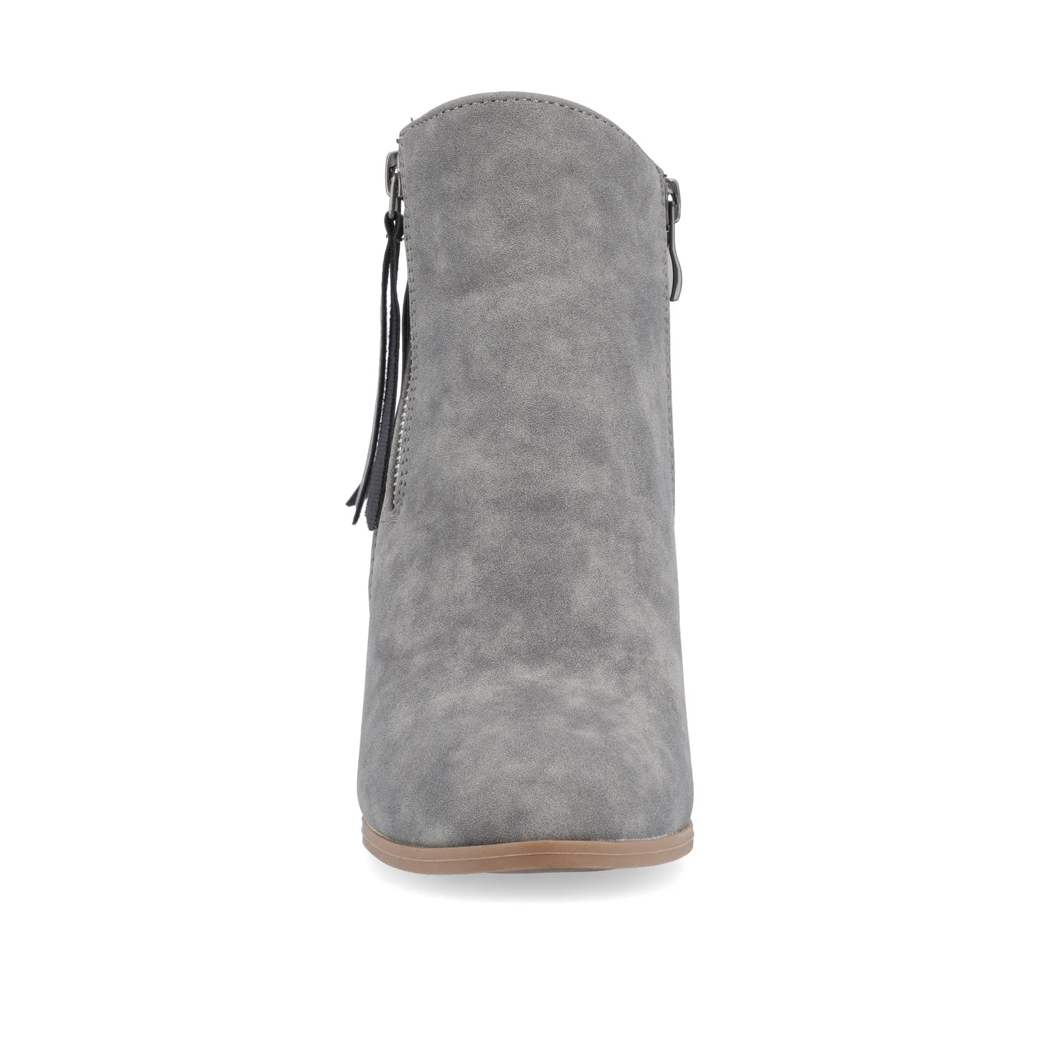 VALLY ZIP-UP WESTERN BOOTIES IN WIDE - Grey - Image 6