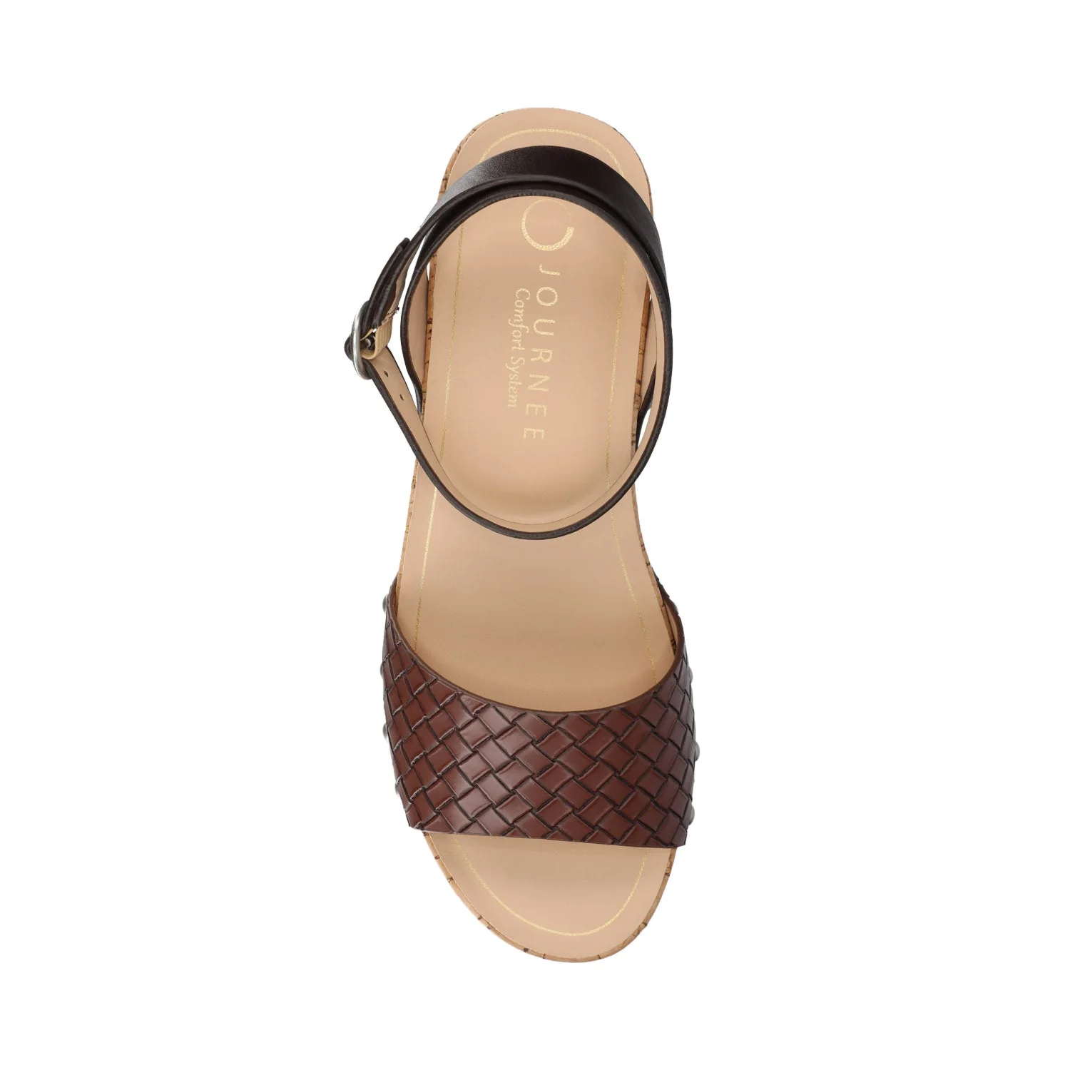 VANESSA PLATFORM CLOG SANDALS - Chocolate Woven - Image 4
