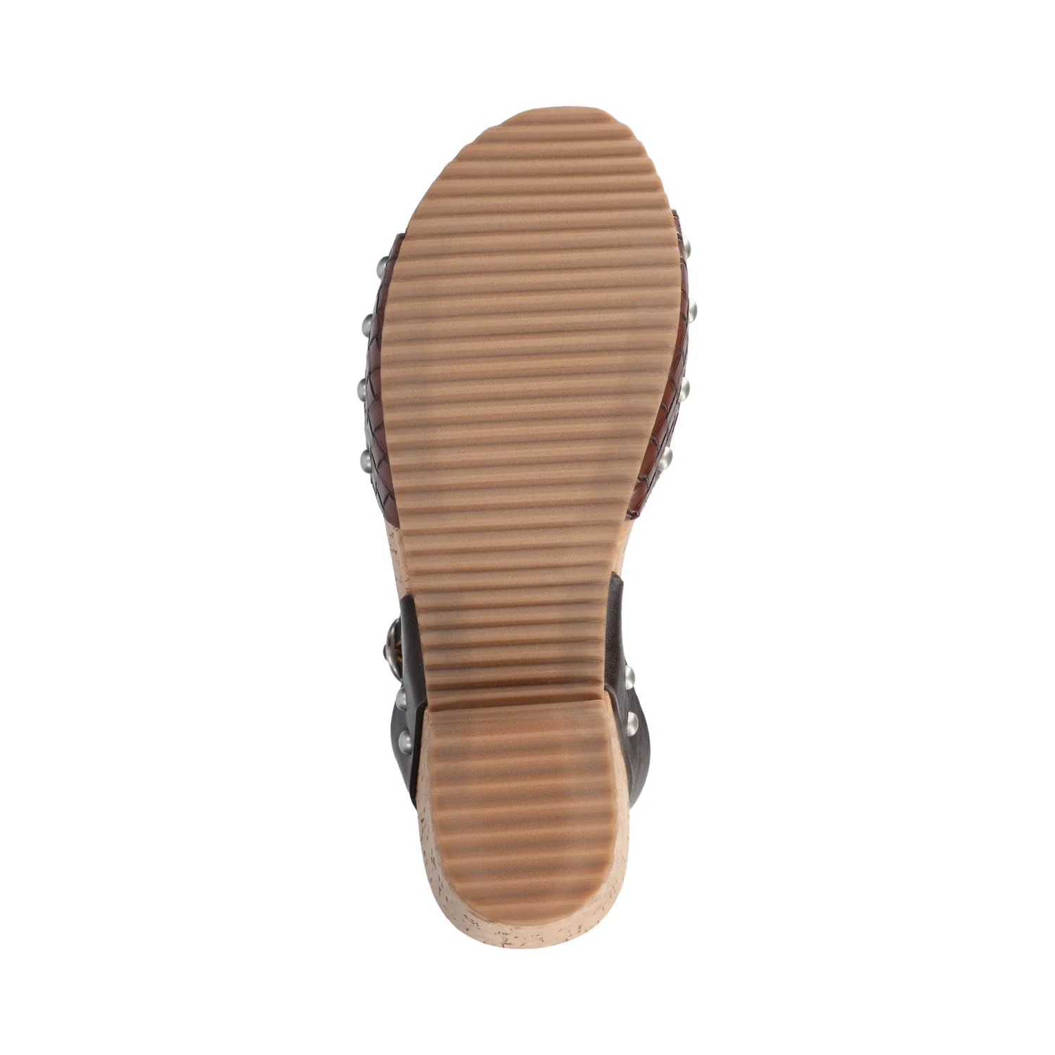 VANESSA PLATFORM CLOG SANDALS - Chocolate Woven - Image 5