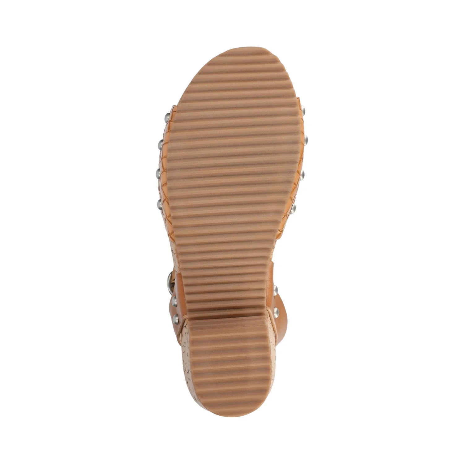 VANESSA PLATFORM CLOG SANDALS - Tan Woven - Image 5