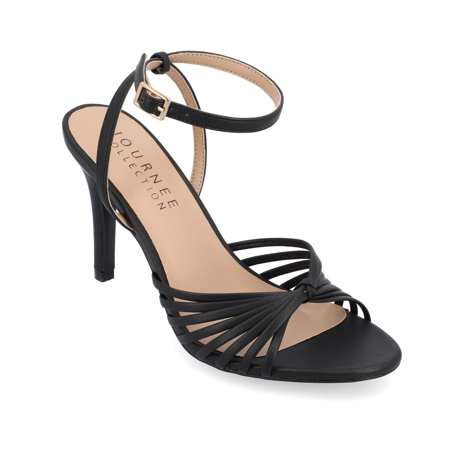 VANITA STILETTO HEELS IN VEGAN LEATHER - Black - Image 2
