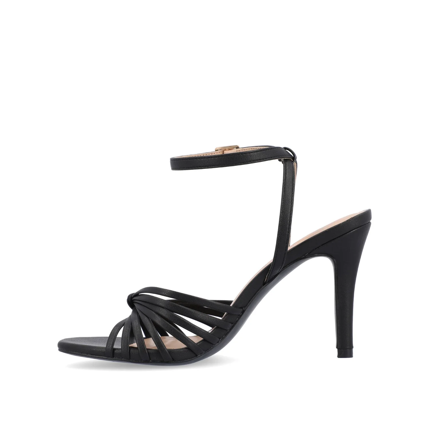 VANITA STILETTO HEELS IN VEGAN LEATHER - Black - Image 3