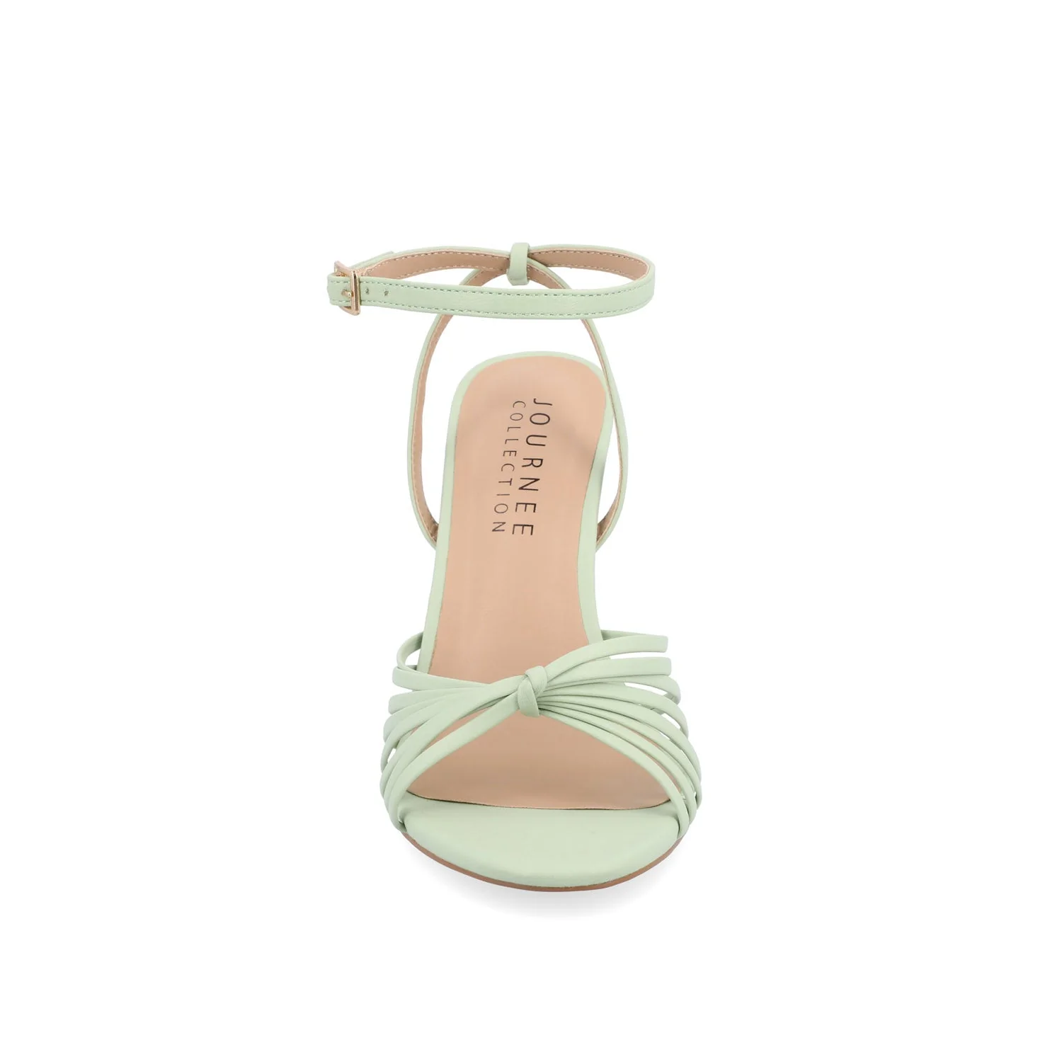 VANITA STILETTO HEELS IN VEGAN LEATHER - Sage - Image 5