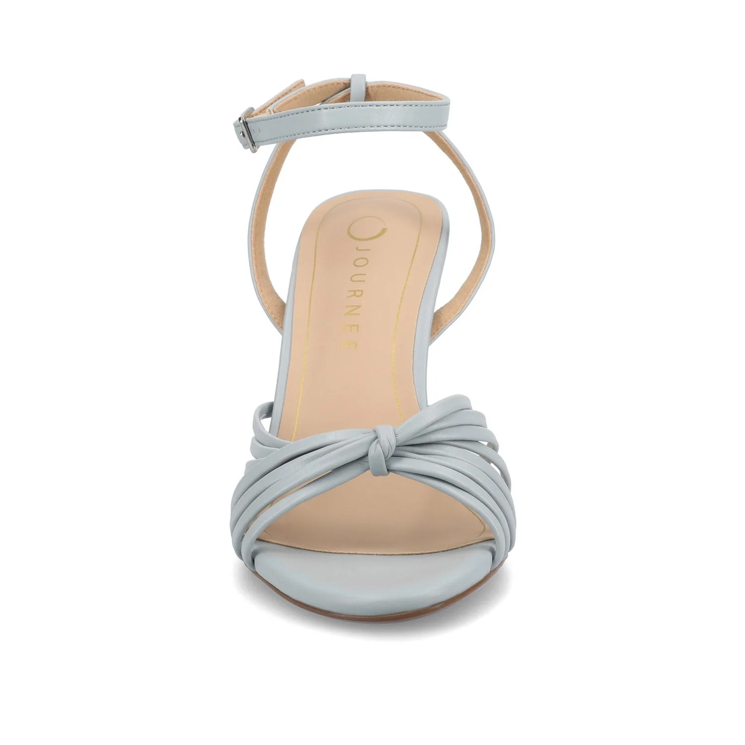 VANITA STILETTO HEELS IN VEGAN LEATHER IN WIDE - Blue - Image 5