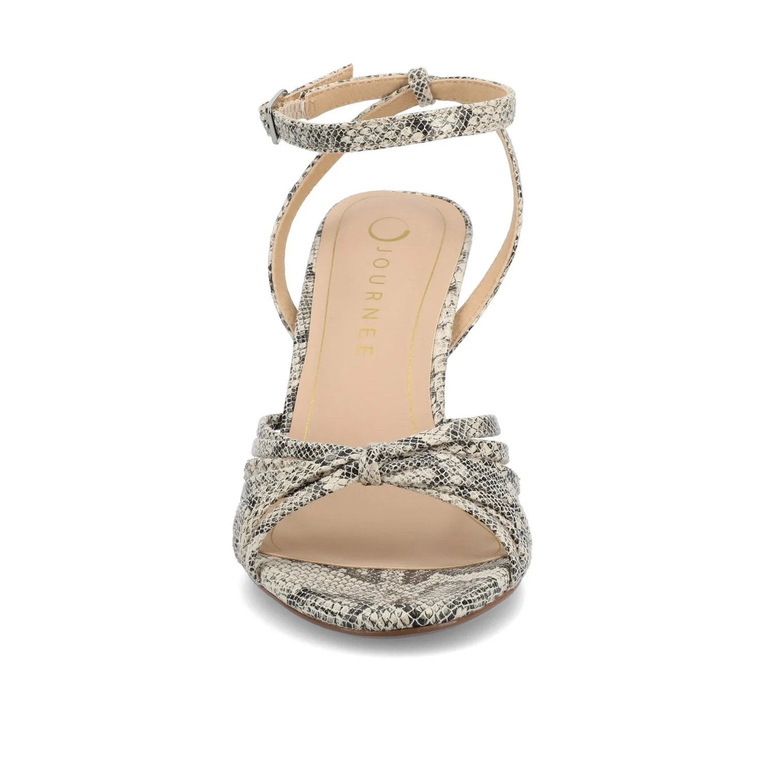 VANITA STILETTO HEELS IN VEGAN LEATHER IN WIDE - Snake - Image 5