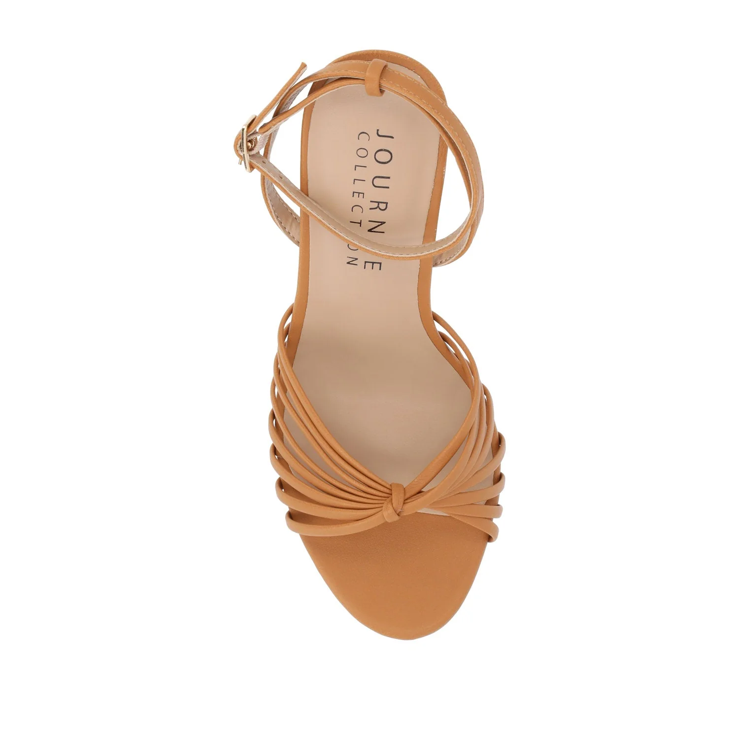 VANITA STILETTO HEELS IN VEGAN LEATHER IN WIDE - Tan - Image 6