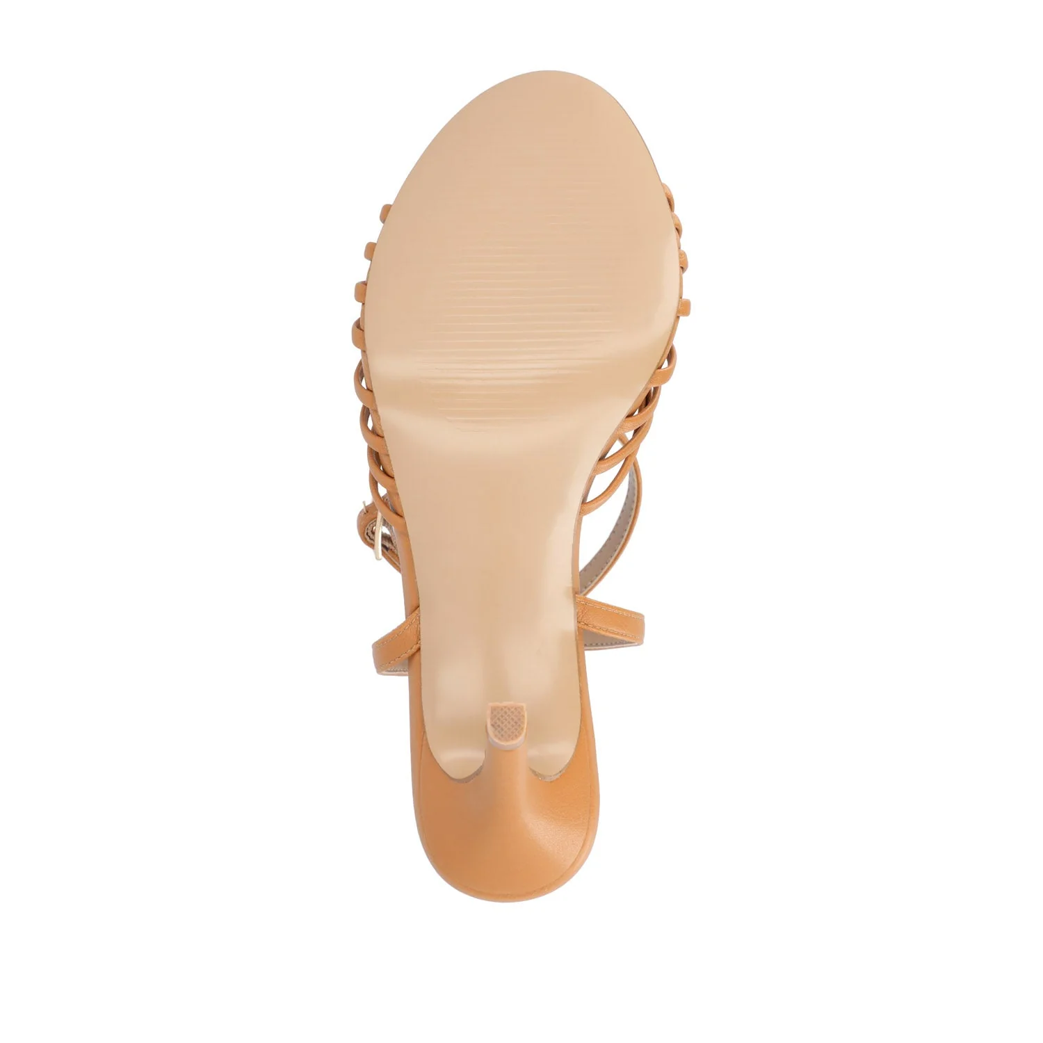 VANITA STILETTO HEELS IN VEGAN LEATHER - Tan - Image 8