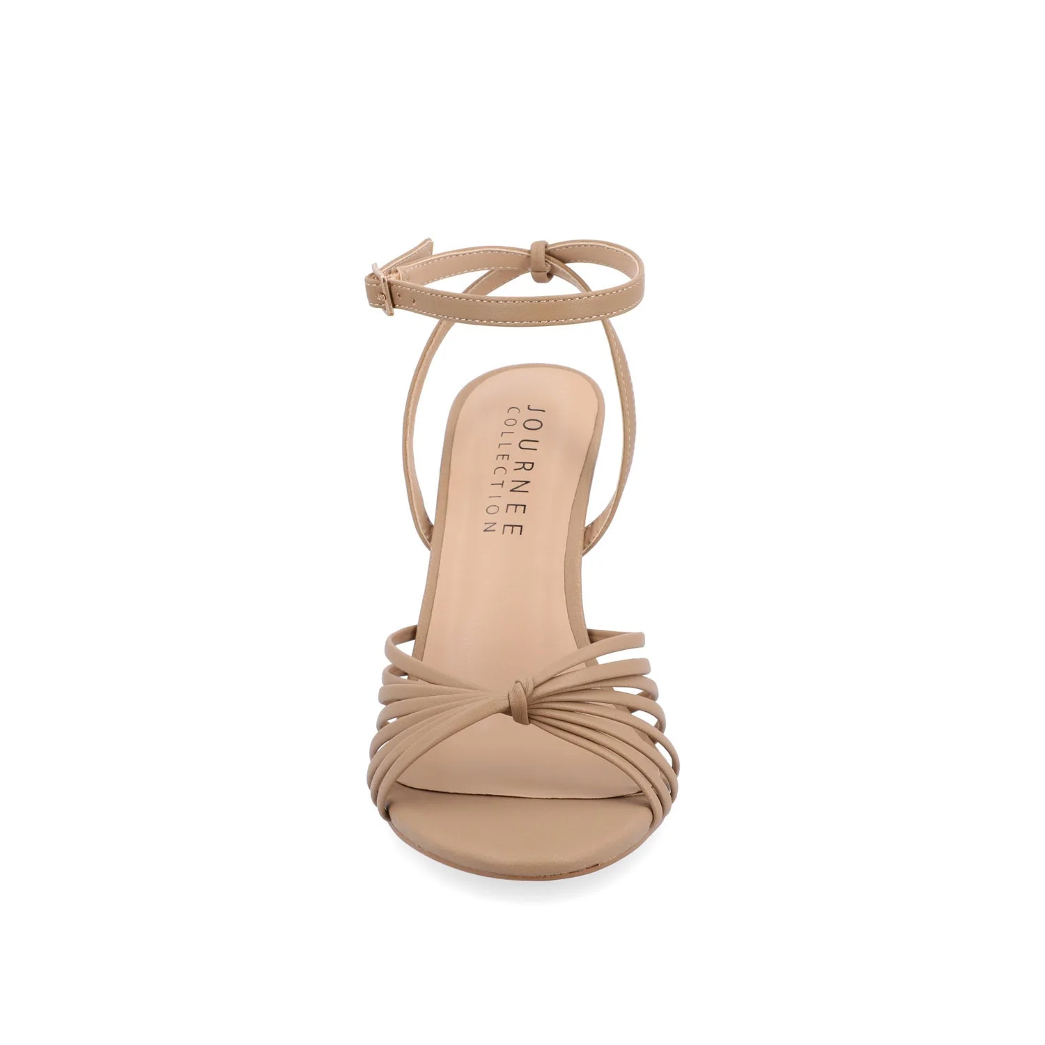 VANITA STILETTO HEELS IN VEGAN LEATHER - Taupe - Image 5