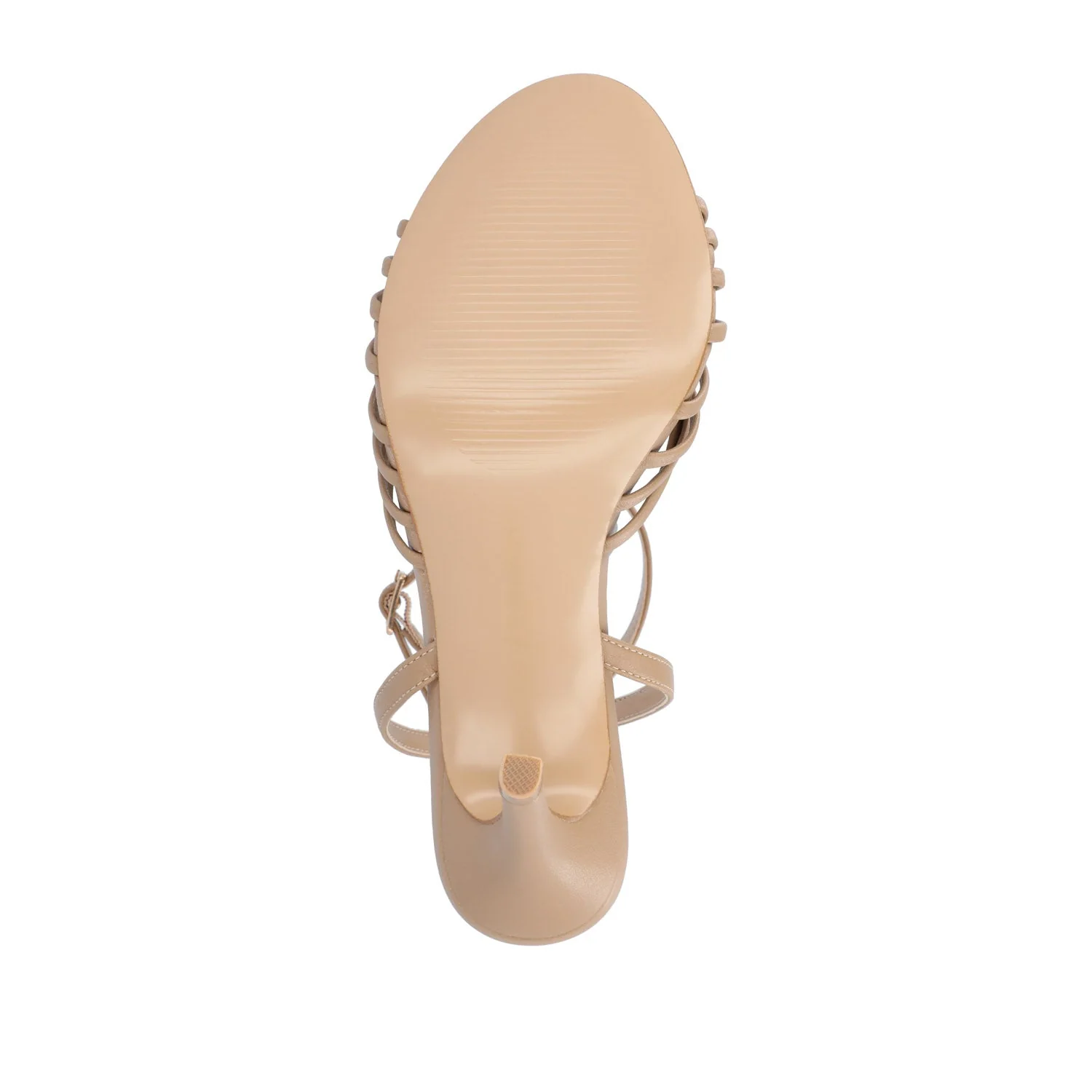 VANITA STILETTO HEELS IN VEGAN LEATHER - Taupe - Image 8