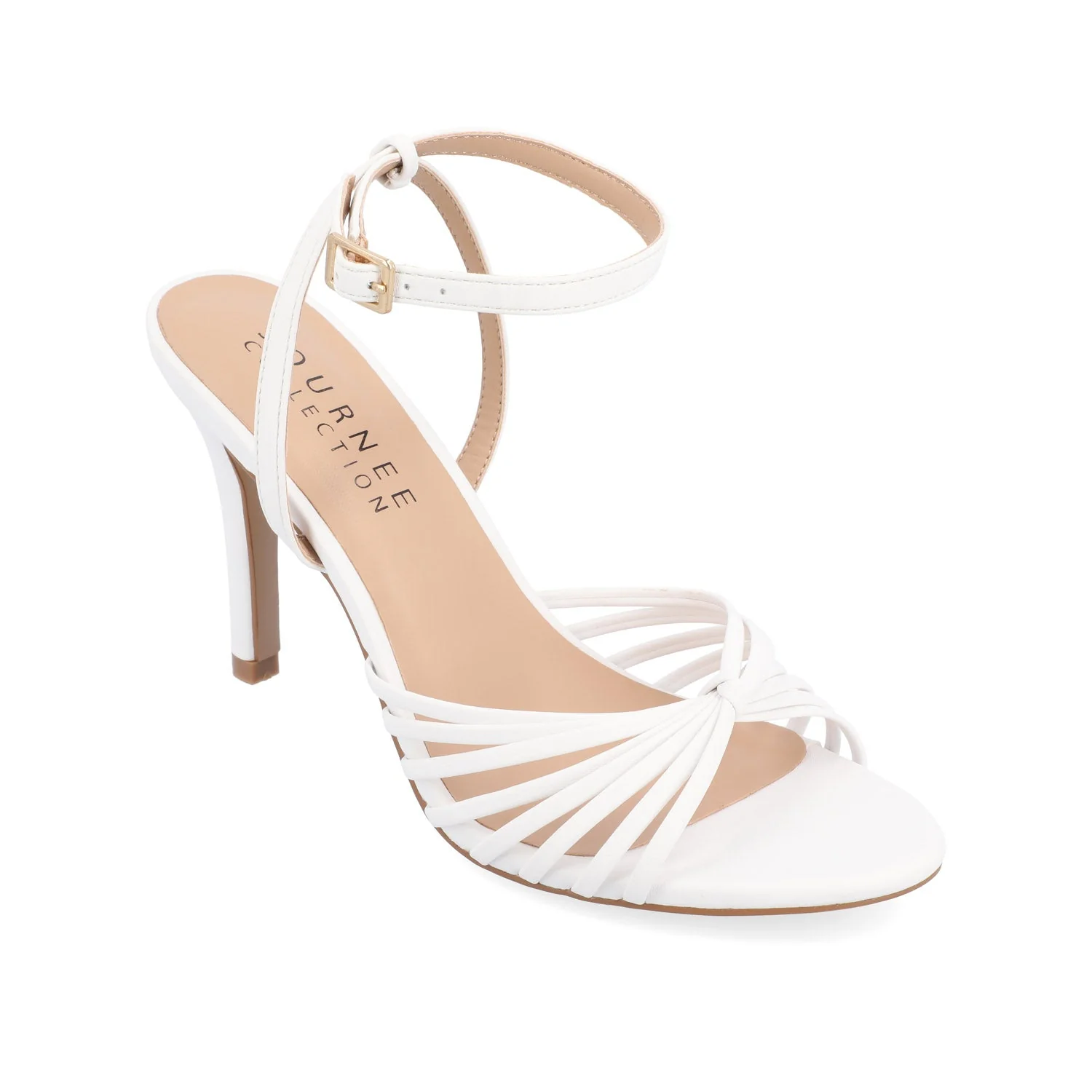 VANITA STILETTO HEELS IN VEGAN LEATHER - White - Image 2