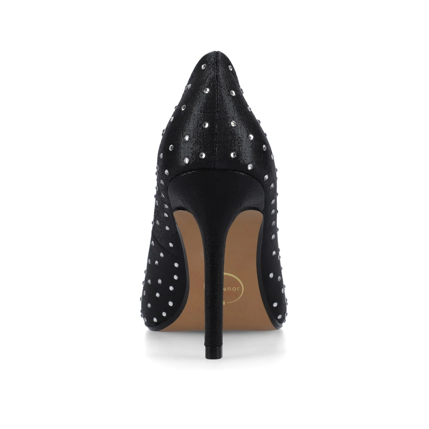 VENUS STATEMENT STILETTO DRESS PUMP HEELS - Black - Image 6
