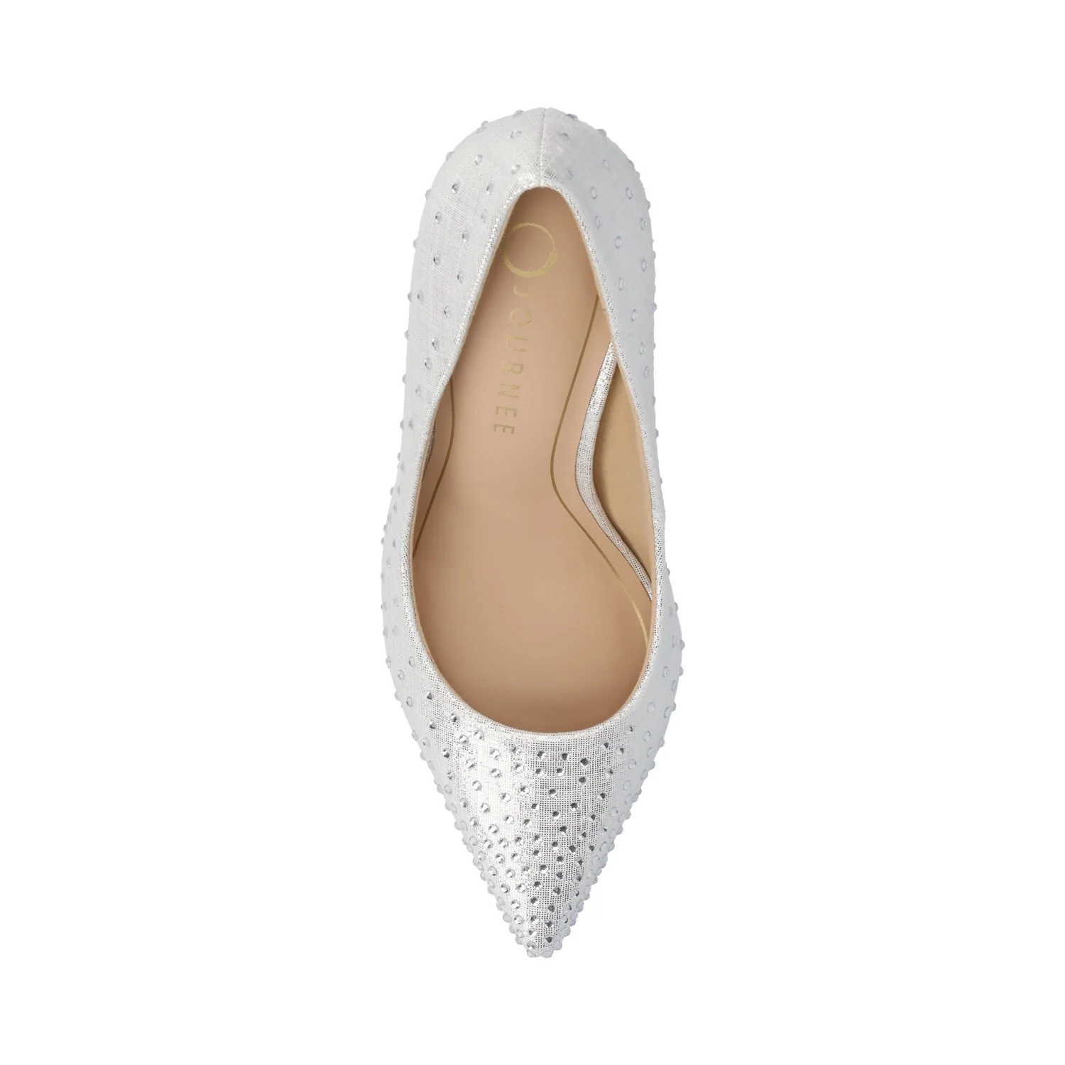 VENUS STATEMENT STILETTO DRESS PUMP HEELS - Silver - Image 4