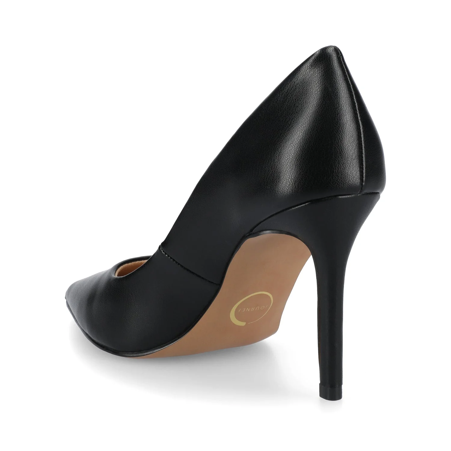 VENUS STILETTO DRESS PUMP HEELS - Black PU - Image 3