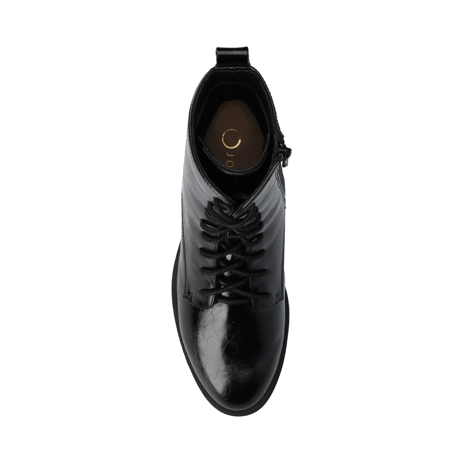 VIENNA COMBAT BOOTIES - Crinkle/Black - Image 4