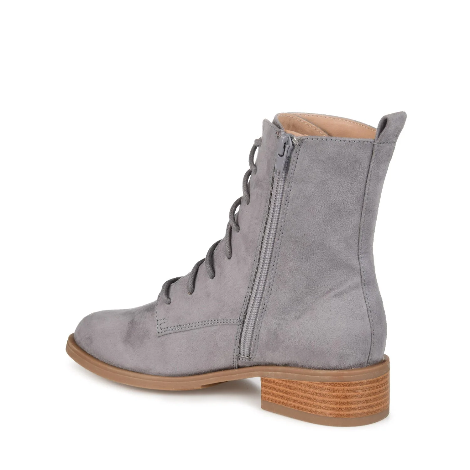 VIENNA COMBAT BOOTIES - Grey - Image 3