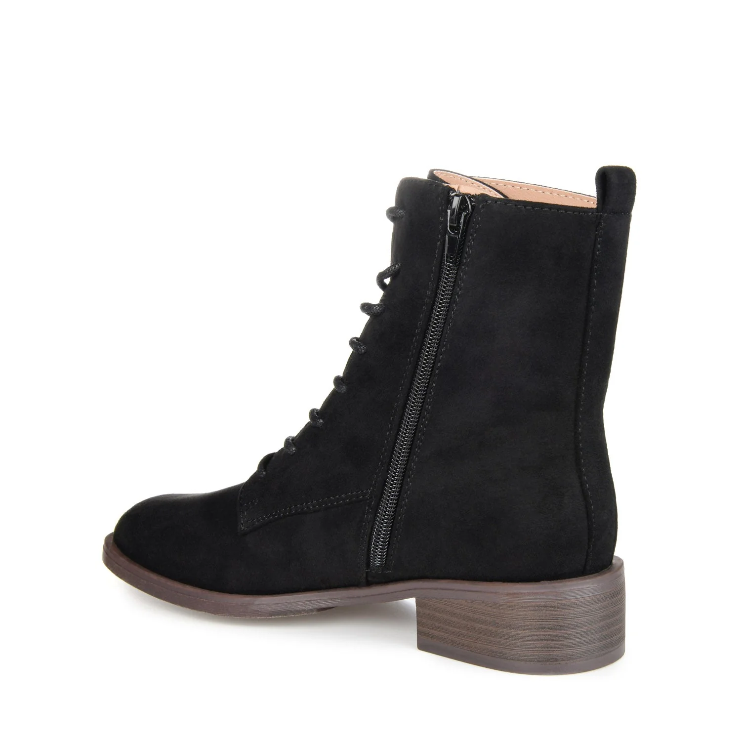 VIENNA COMBAT BOOTIES IN WIDE - Black - Image 3
