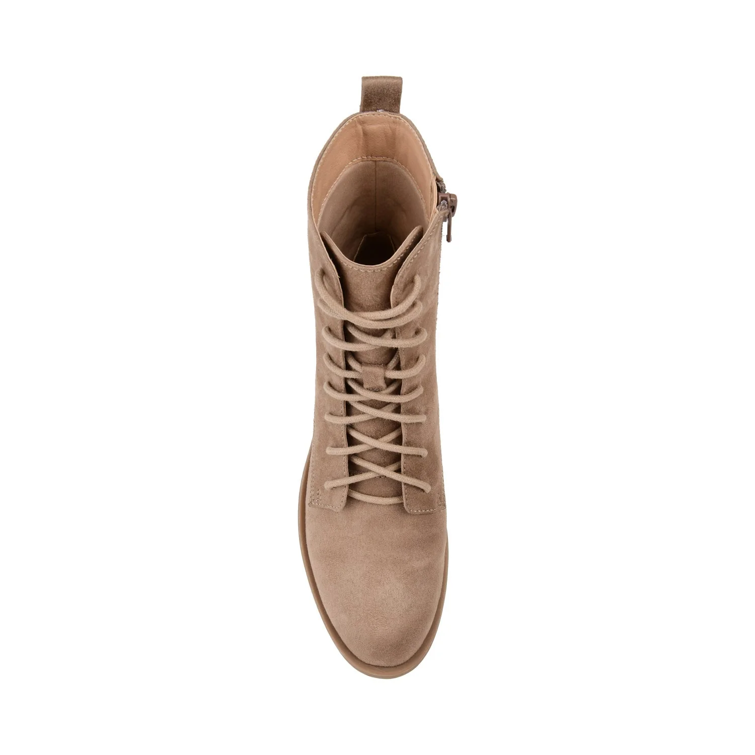 VIENNA COMBAT BOOTIES IN WIDE - Taupe - Image 4