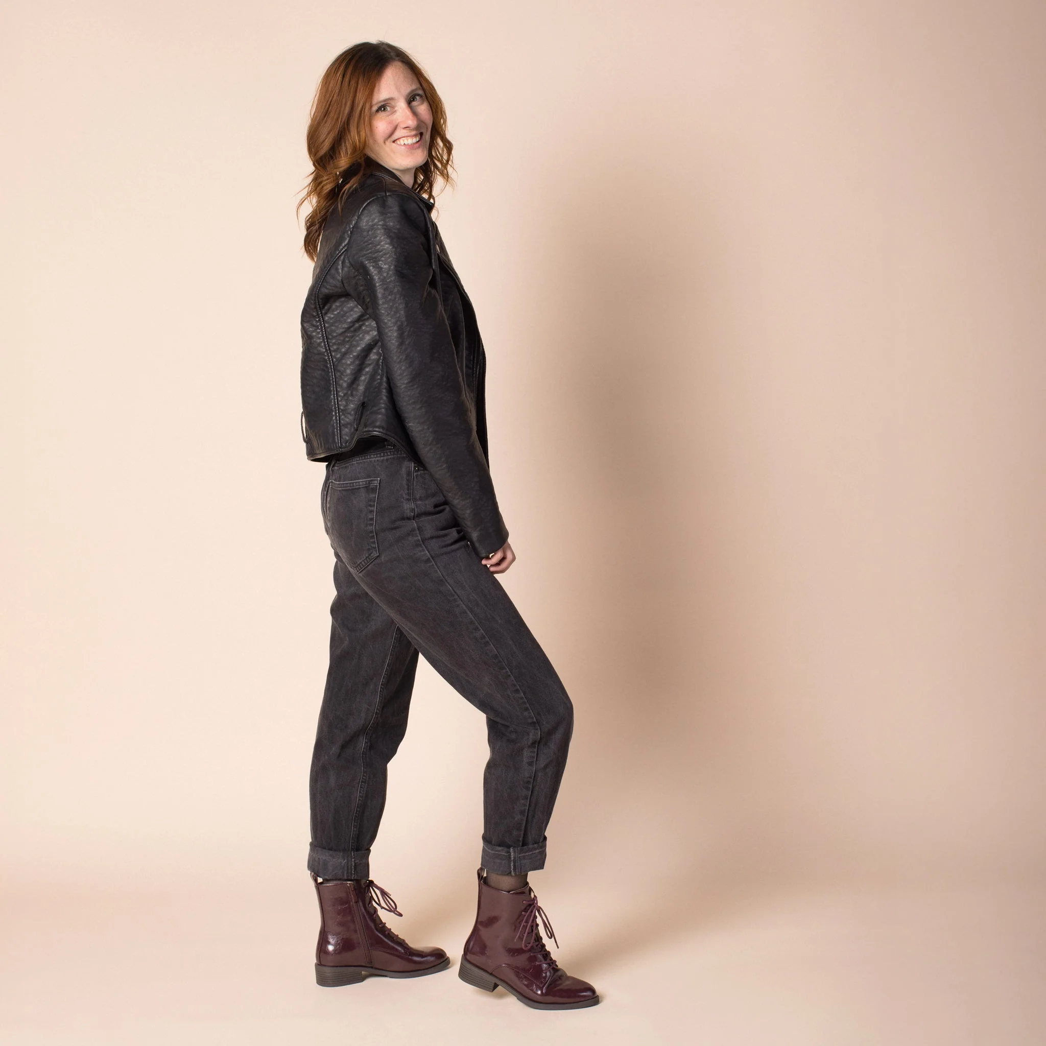VIENNA COMBAT BOOTIES - Oxblood - Image 3