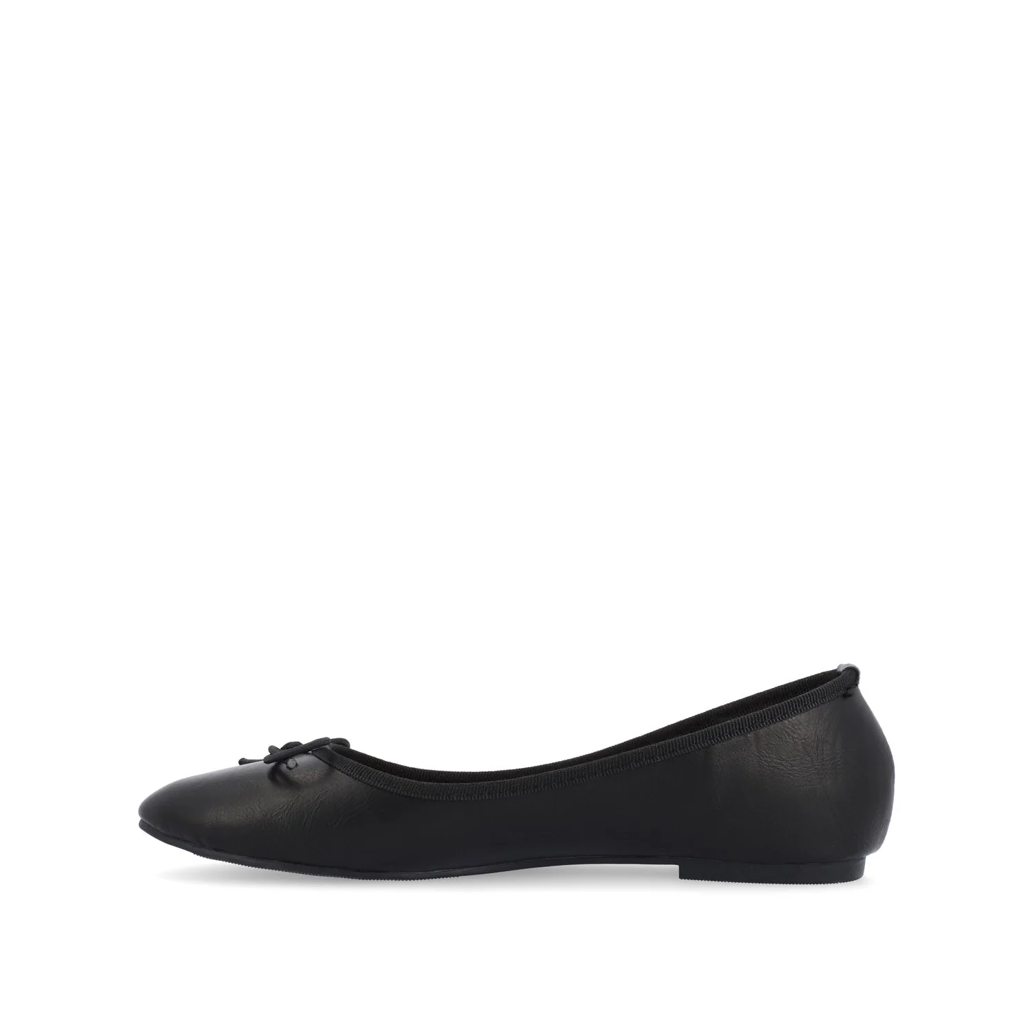 VIKA BALLET FLATS IN VEGAN LEATHER - Black - Image 3