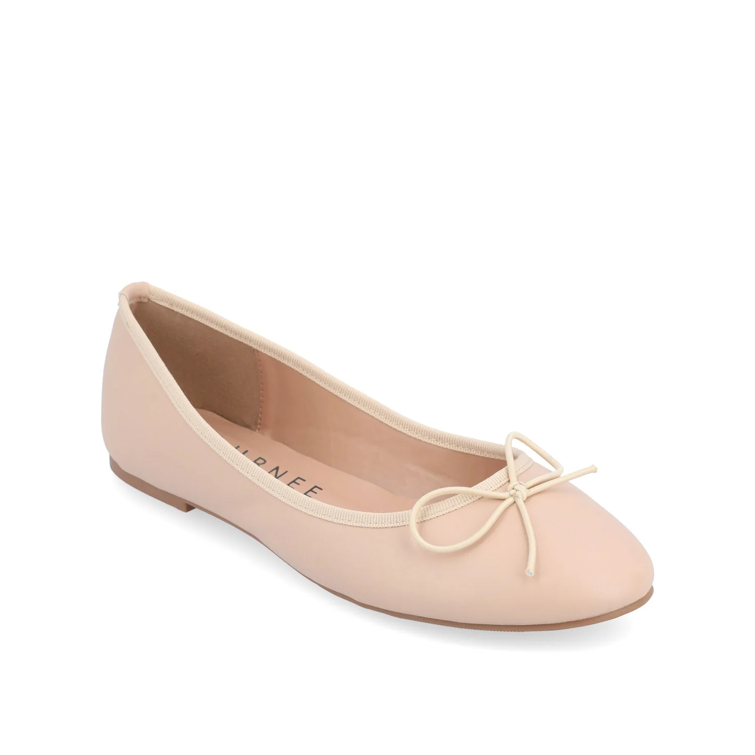 VIKA BALLET FLATS IN VEGAN LEATHER - Blush - Image 2