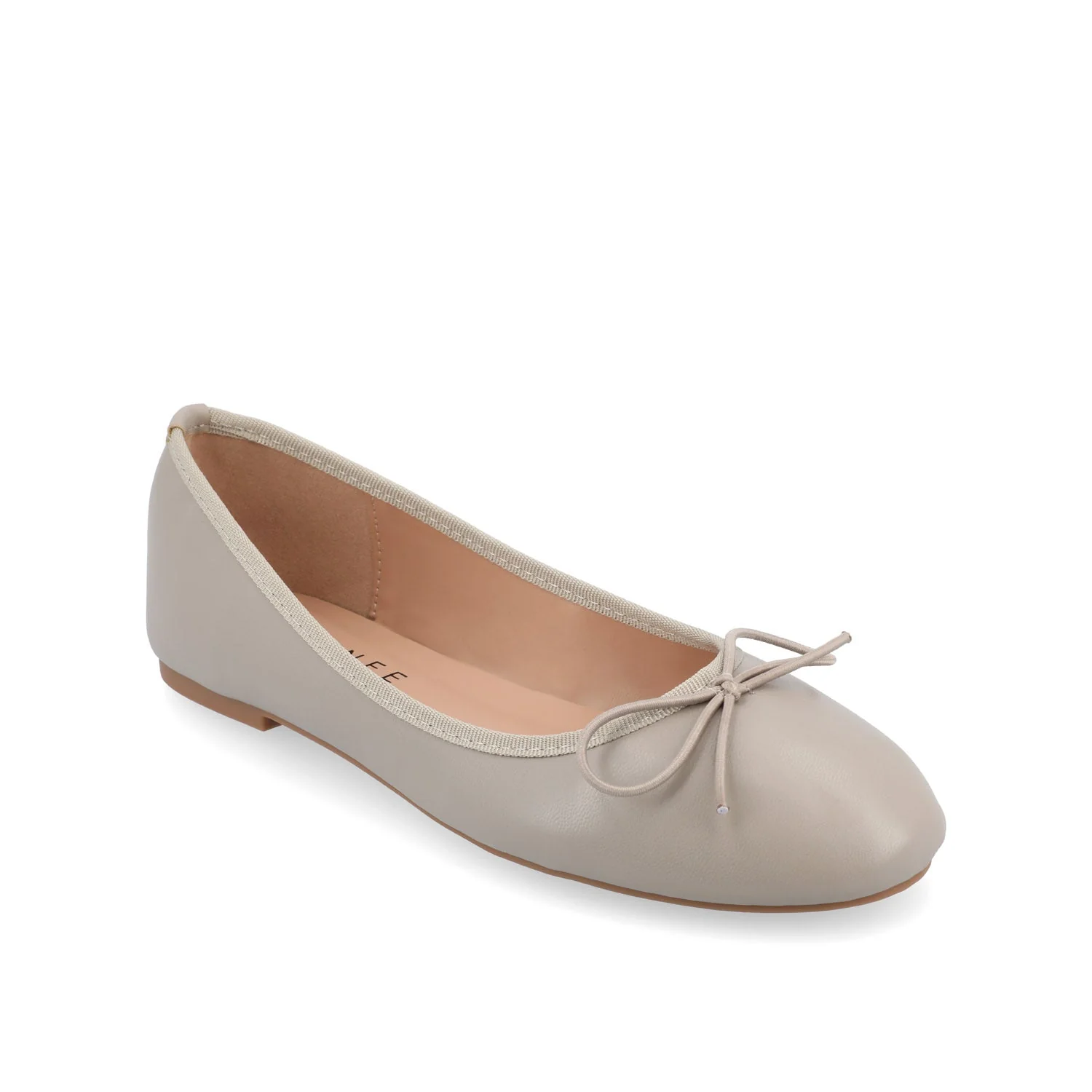 VIKA BALLET FLATS IN VEGAN LEATHER - Grey - Image 2