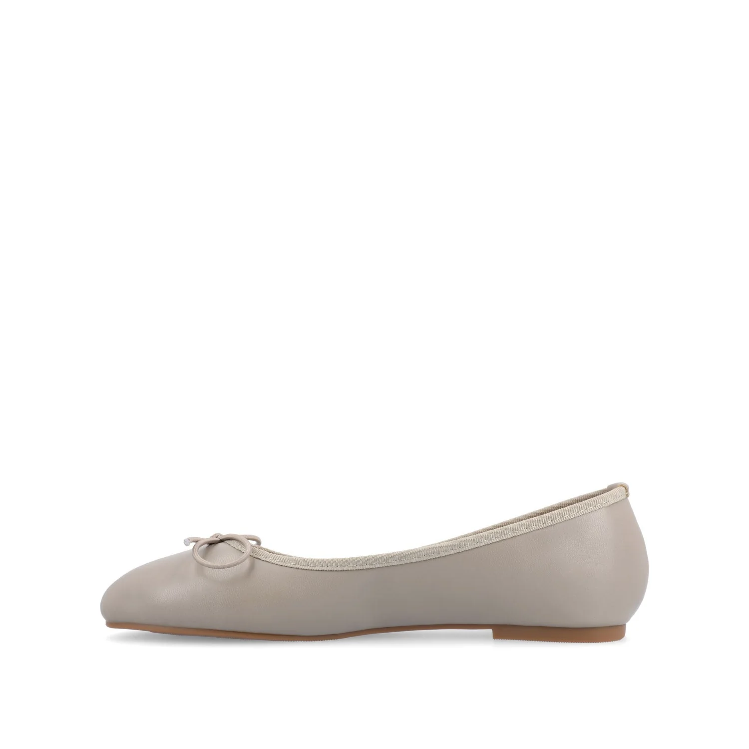 VIKA BALLET FLATS IN VEGAN LEATHER - Grey - Image 3