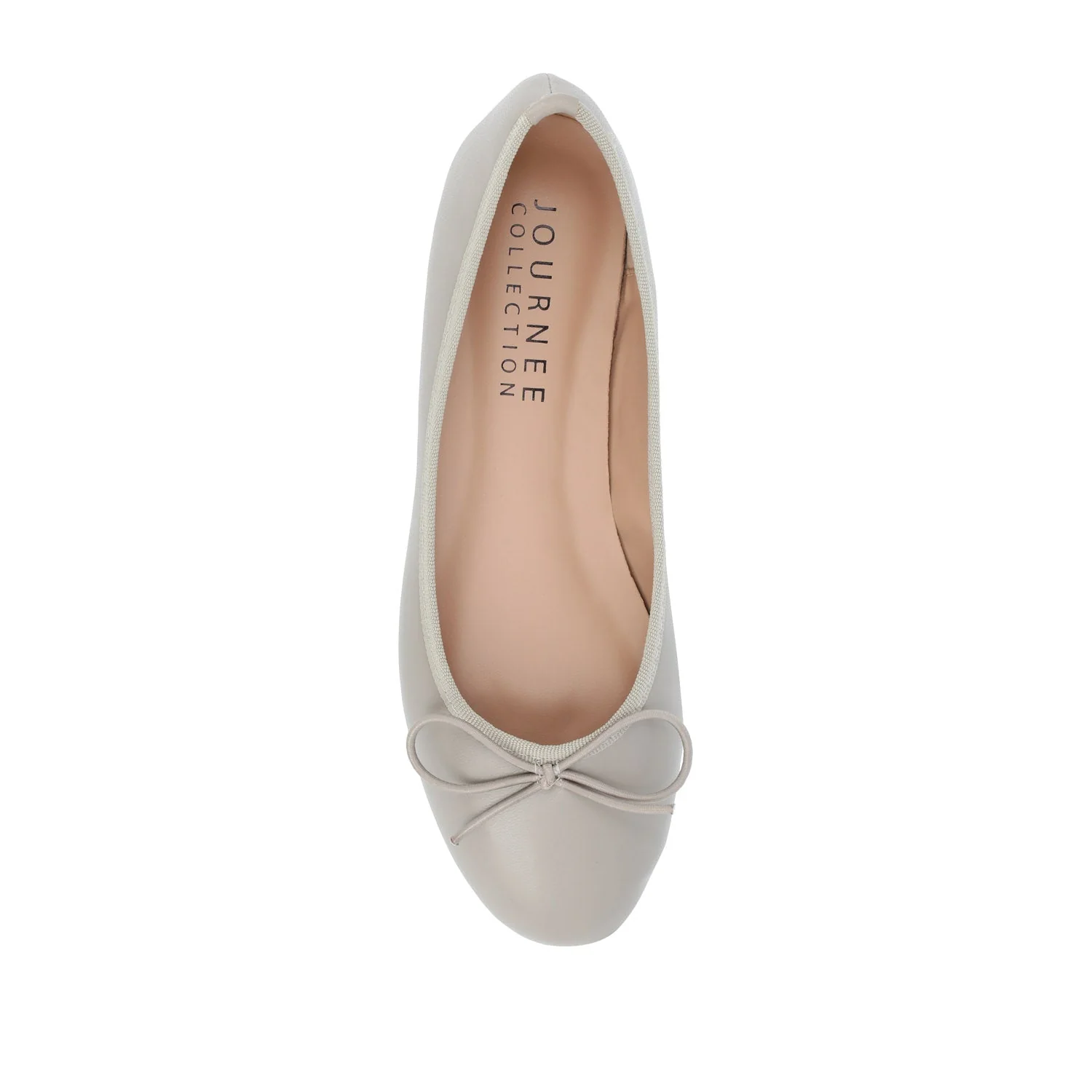VIKA BALLET FLATS IN VEGAN LEATHER - Grey - Image 6