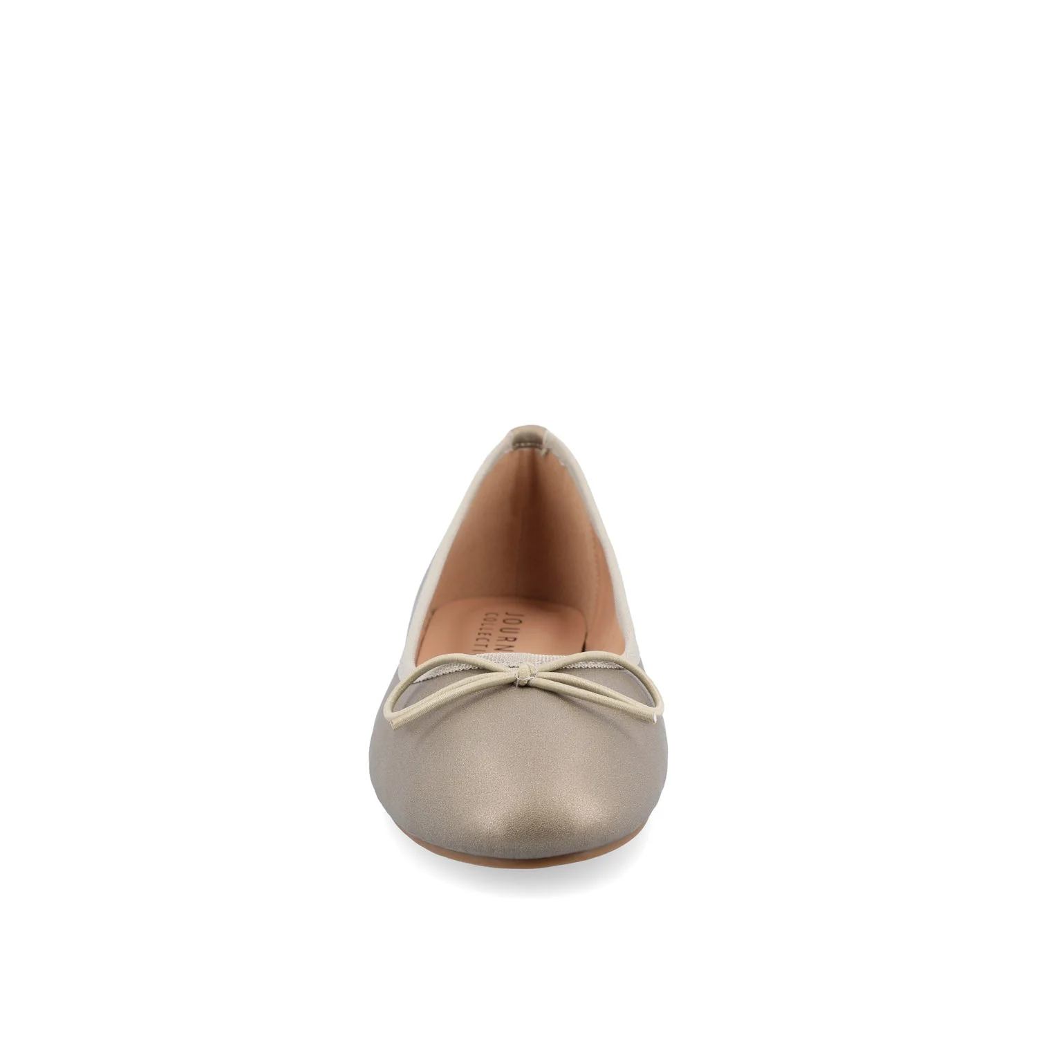 VIKA BALLET FLATS IN VEGAN LEATHER - Pewter PU - Image 5