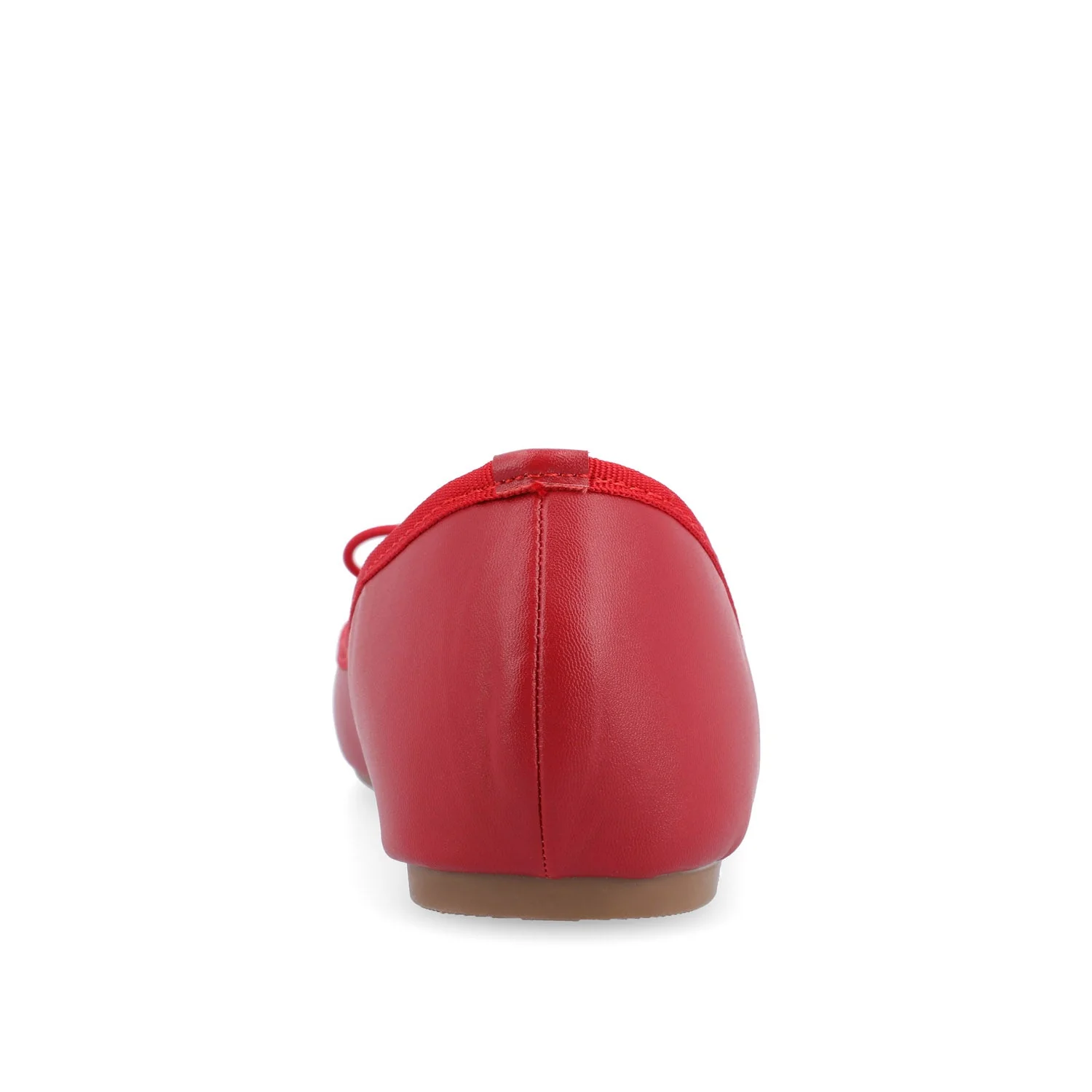 VIKA BALLET FLATS IN VEGAN LEATHER - Red - Image 7