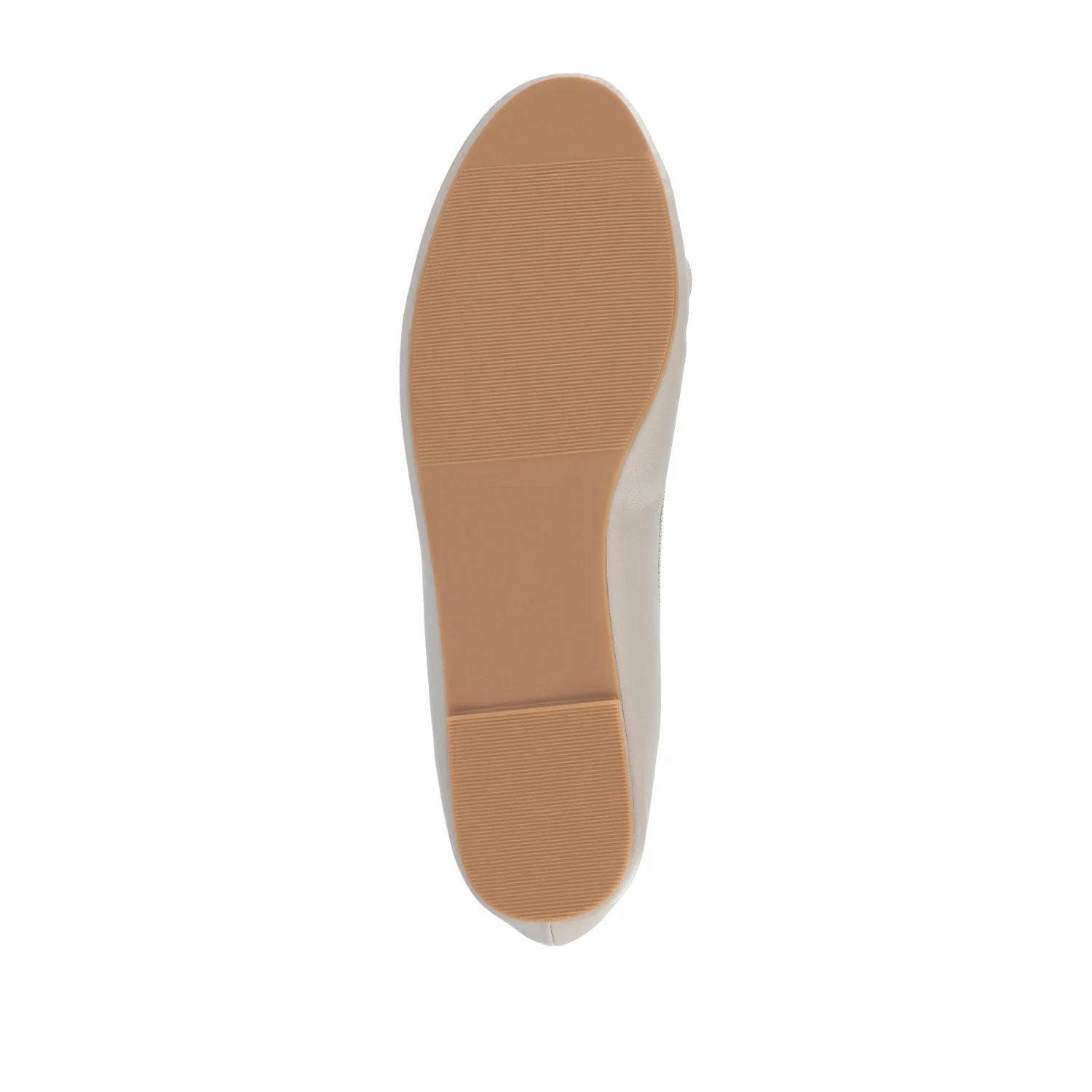 VIKA VEGAN LEATHER BALLET FLATS IN WIDE - Grey - Image 7